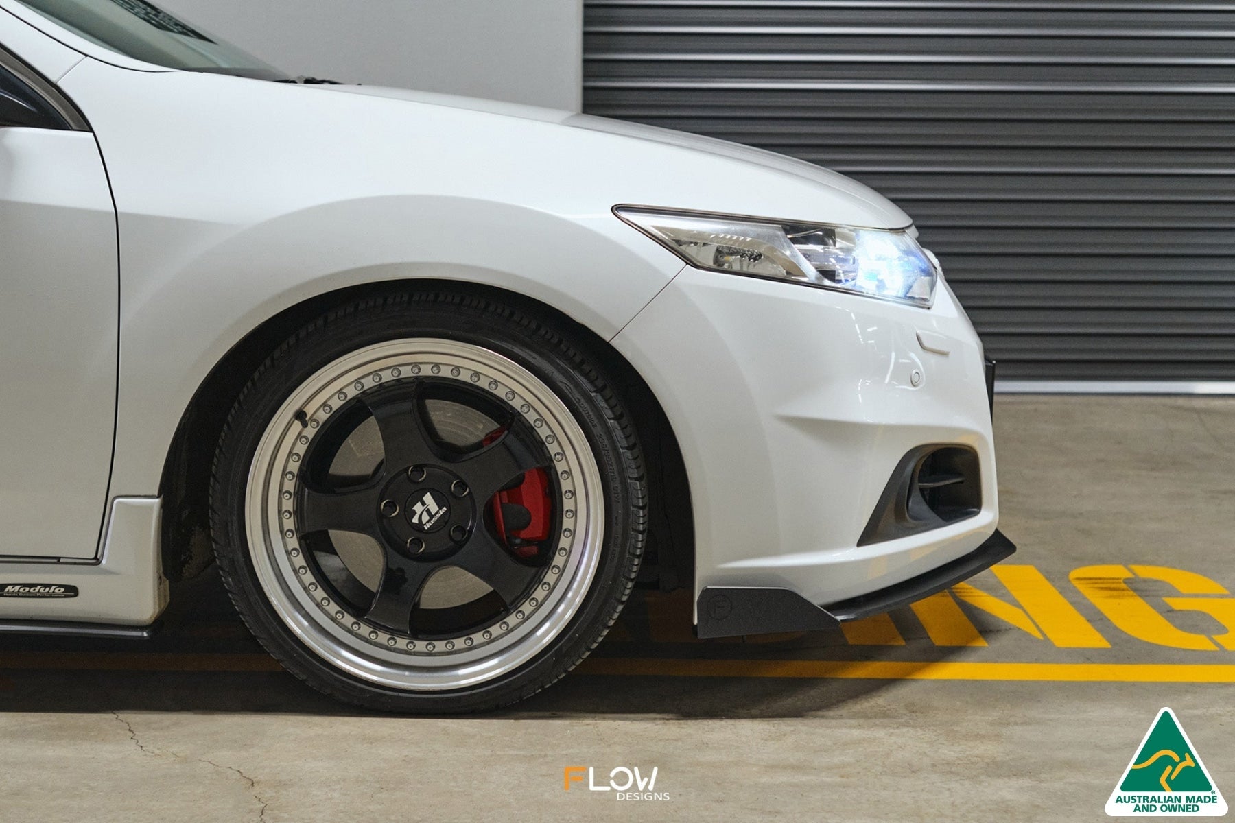 Flow Designs CU2 Accord Euro Front Lip Splitter Winglets - Modulo (Pair) - iilumolab