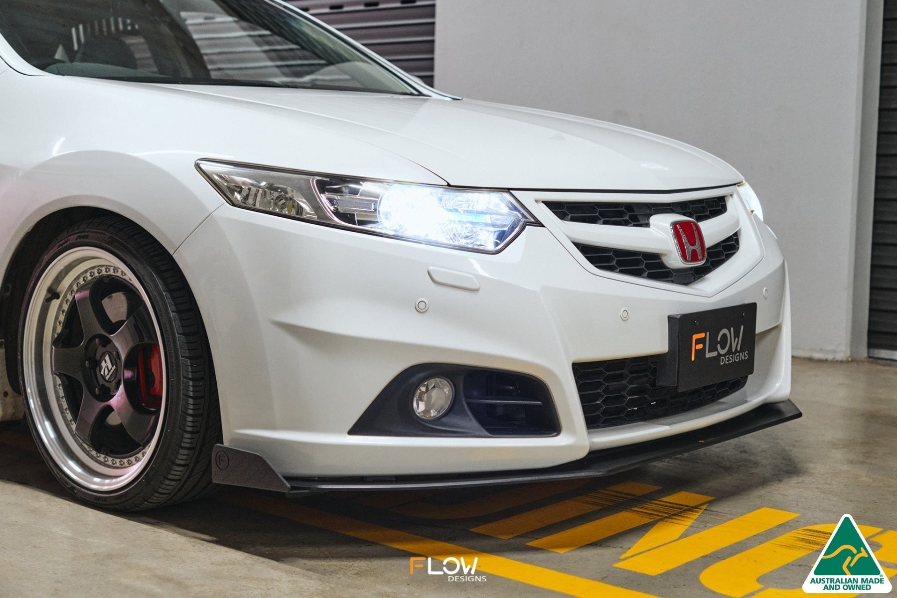 Flow Designs CU2 Accord Euro Front Lip Splitter Winglets - Modulo (Pair) - iilumolab