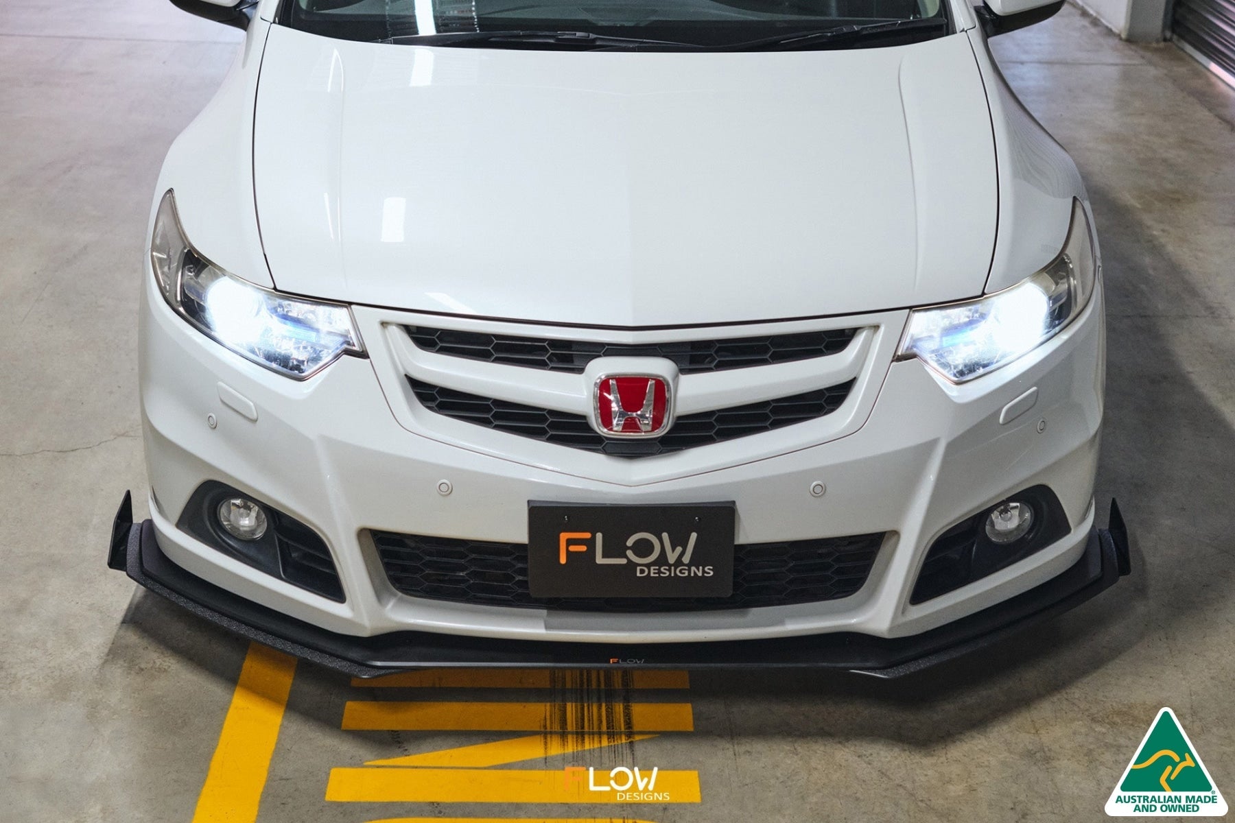 Flow Designs CU2 Accord Euro Front Lip Splitter - Modulo - iilumolab