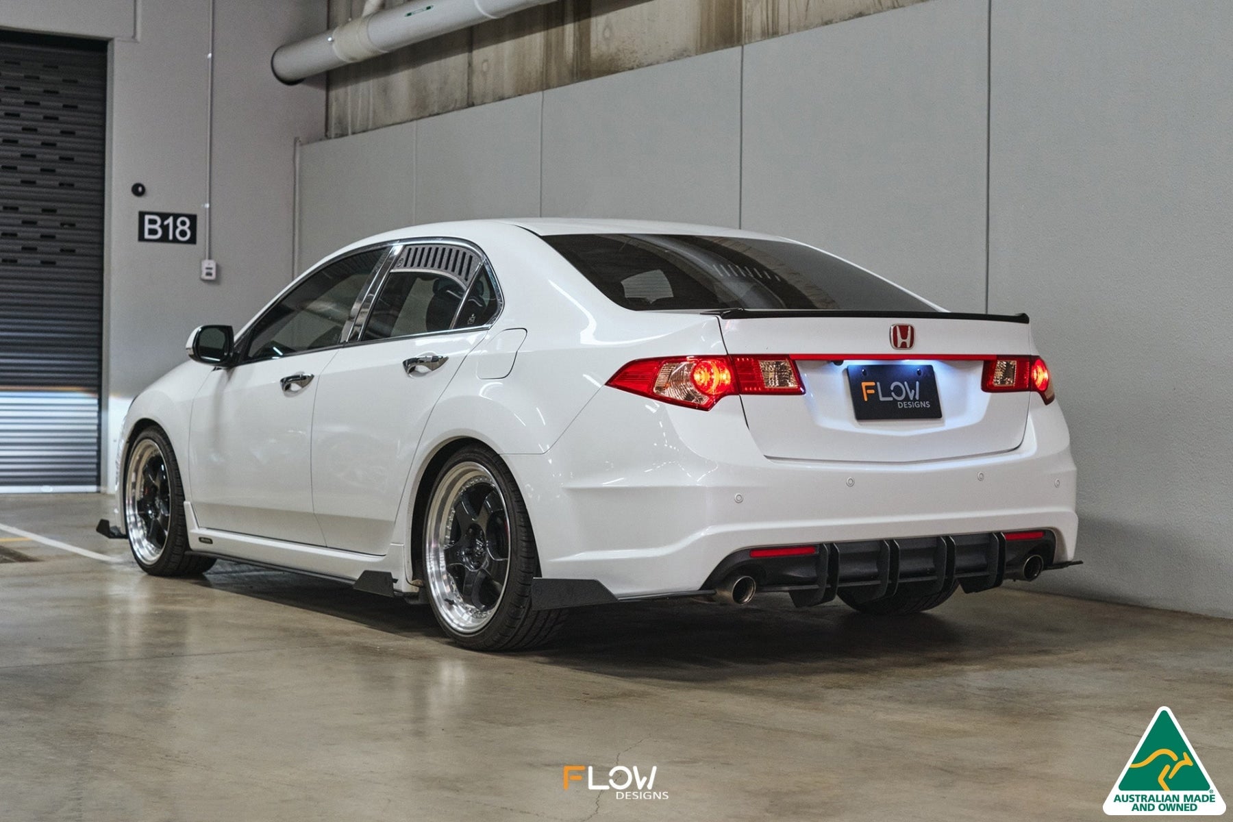 Flow Designs CU2 Accord Euro Rear Spat Winglets - Modulo (Pair) - iilumolab