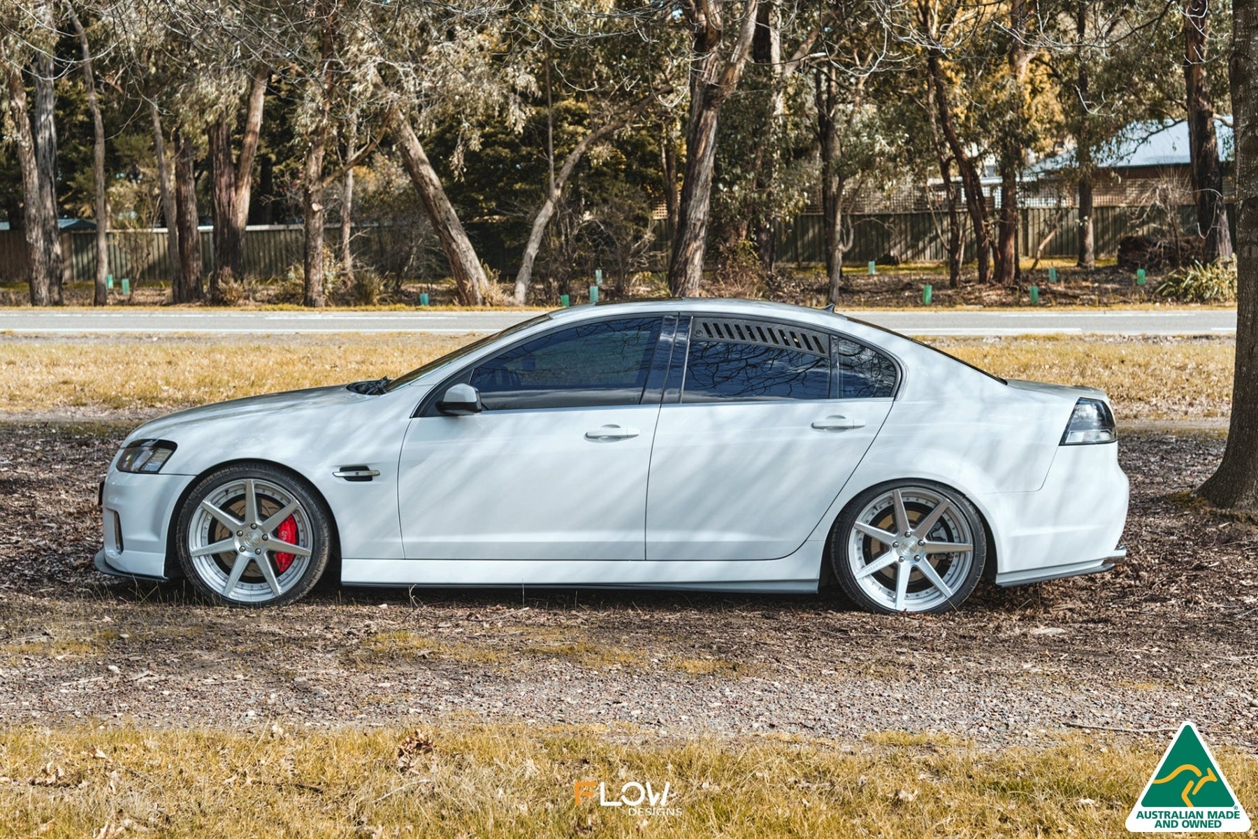 Flow Designs VE Commodore S2 Sedan Side Skirt Splitters (Pair) - iilumolab