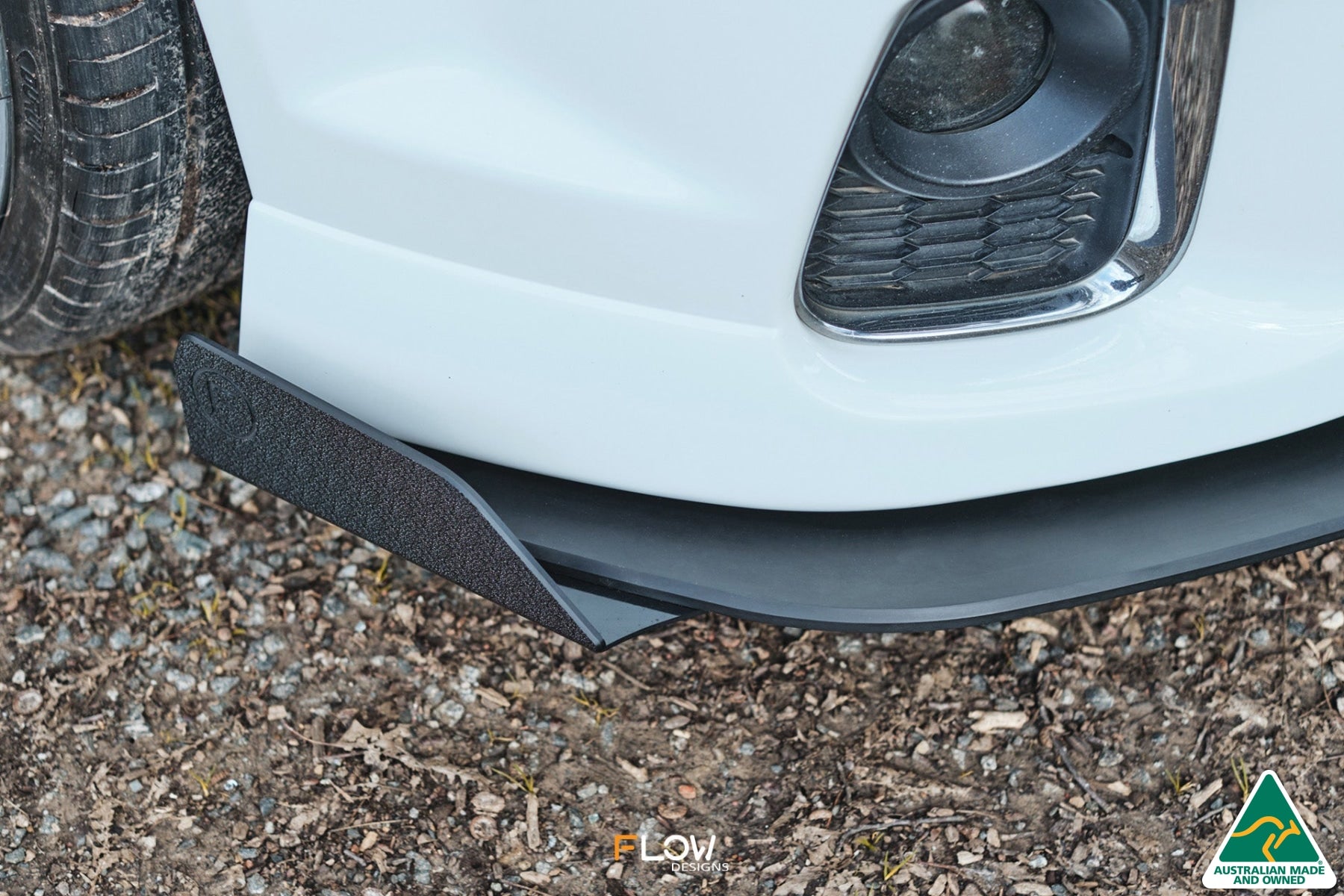 Flow Designs VE Commodore S2 Sedan Front Lip Splitter Winglets (Pair)