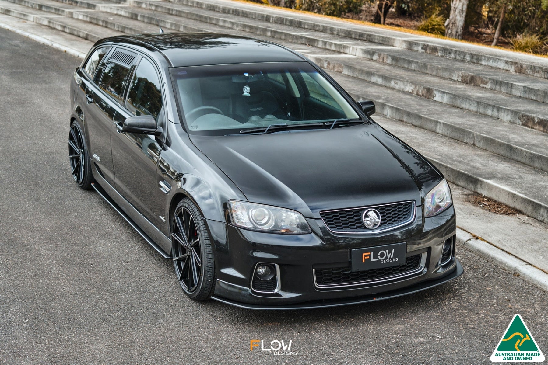 Flow Designs VE Commodore S2 Wagon Front Lip Splitter - iilumolab