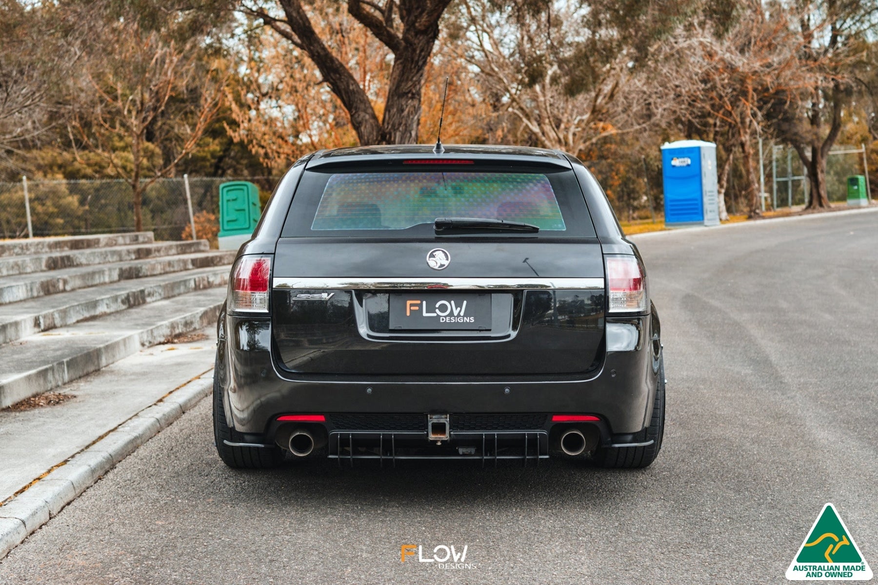 Flow Designs VE Commodore S2 Wagon Flow-Lock Rear Diffuser - iilumolab