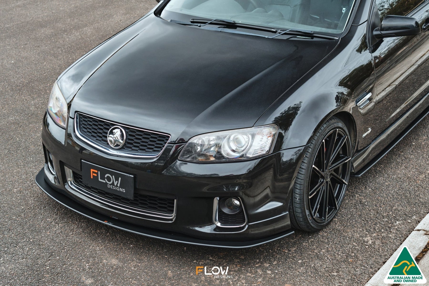 Flow Designs VE Commodore S2 Wagon Front Lip Splitter - iilumolab