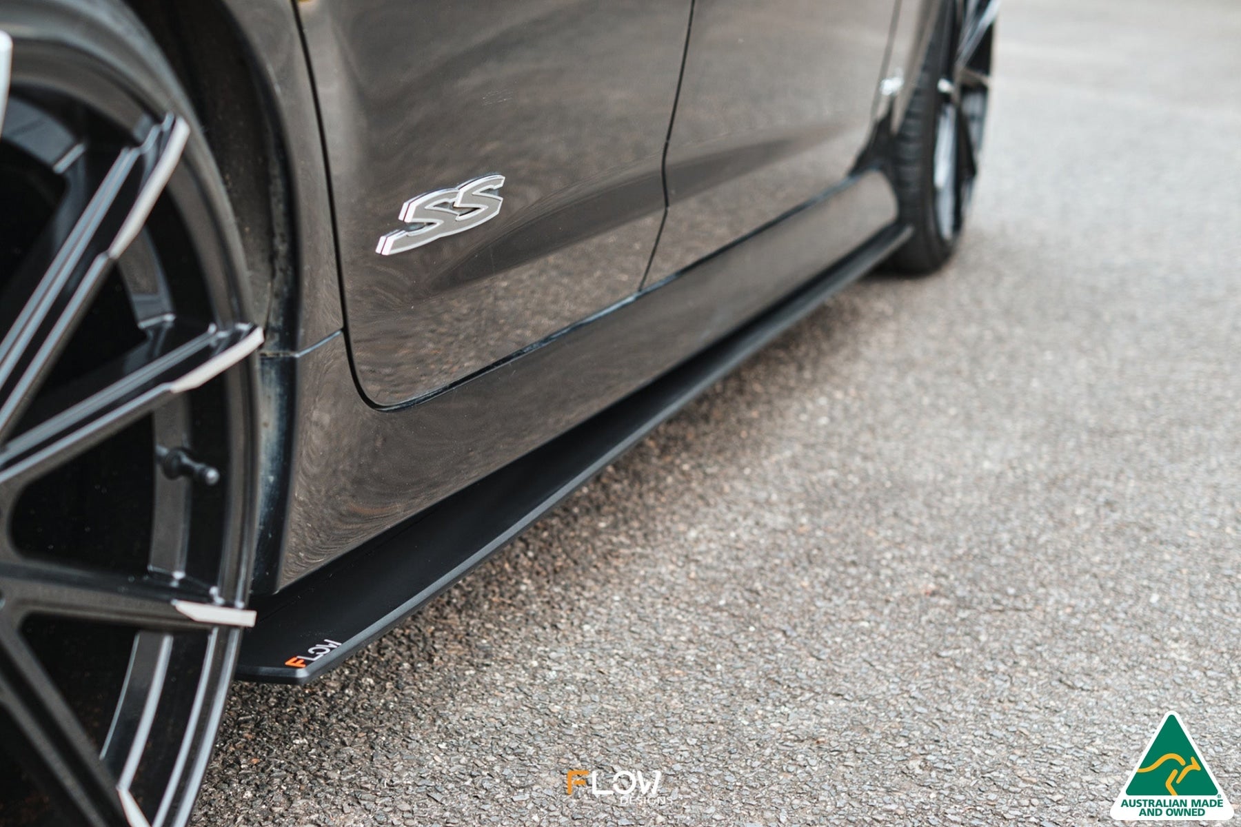 Flow Designs VE Commodore S2 Wagon Side Skirt Splitters (Pair) - iilumolab