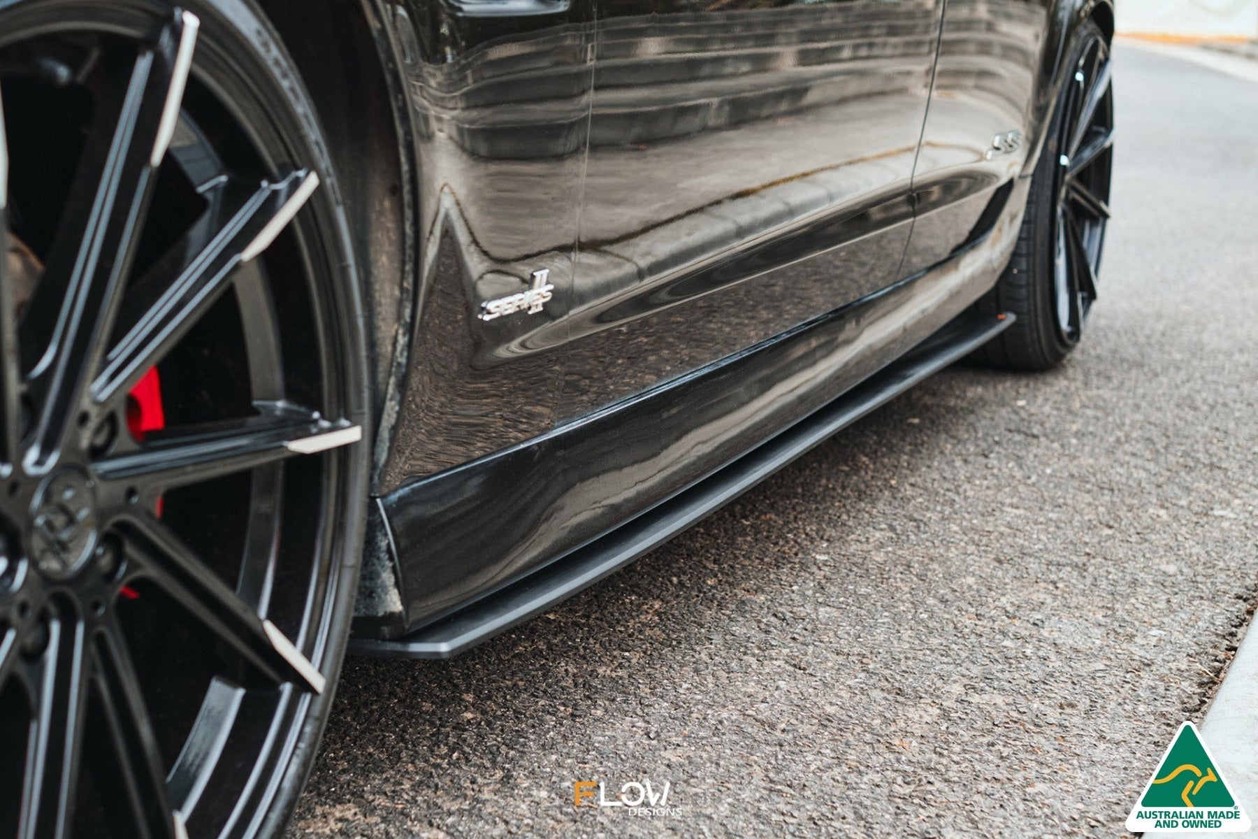 Flow Designs VE Commodore S1 Wagon Side Skirt Splitters (Pair) - iilumolab