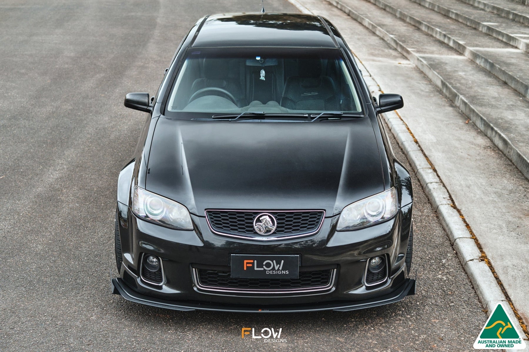 Flow Designs VE Commodore S2 Wagon Front Lip Splitter - iilumolab