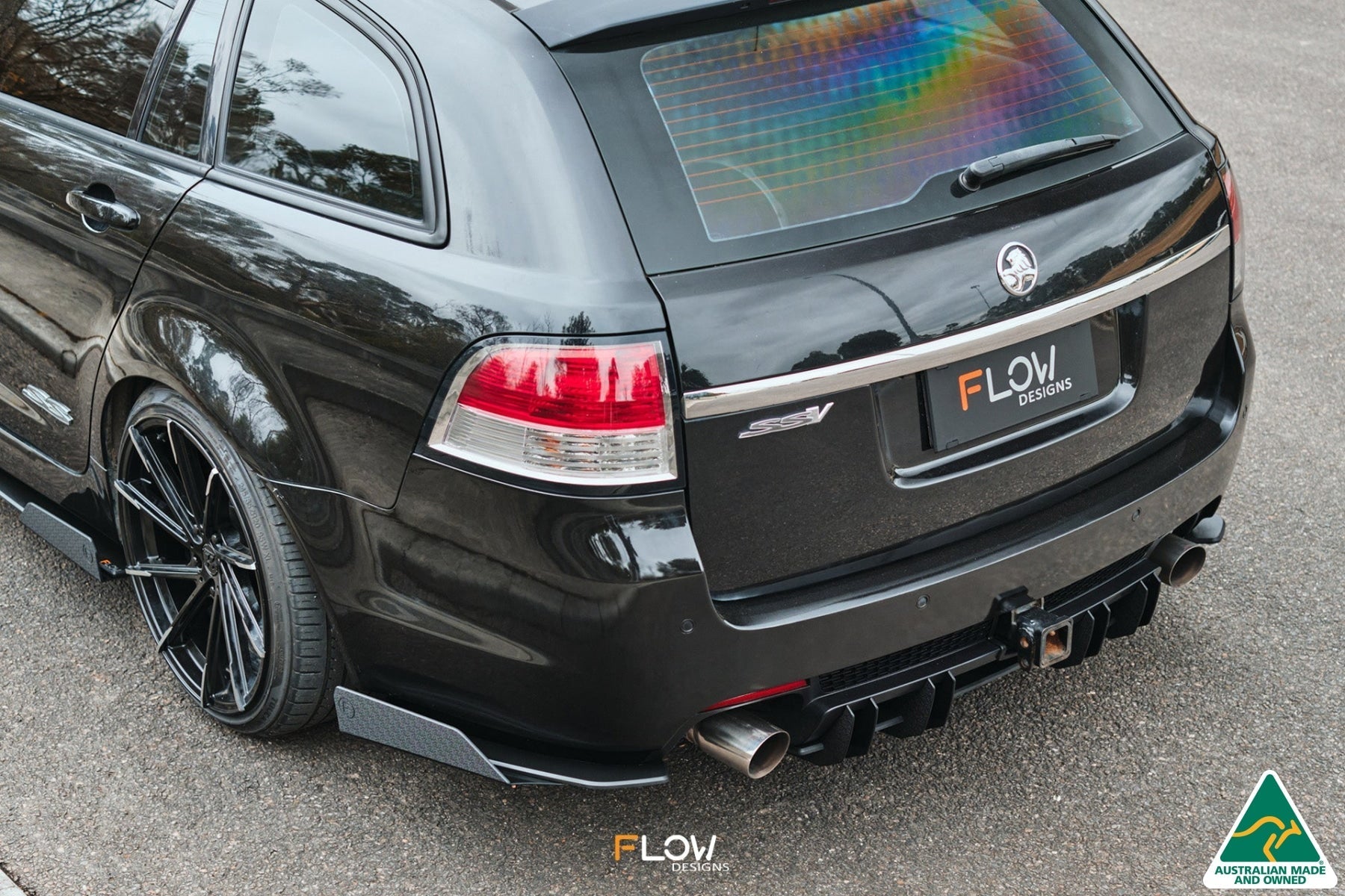 Flow Designs VE Commodore S1 Wagon Rear Spat Winglets (Pair) - iilumolab