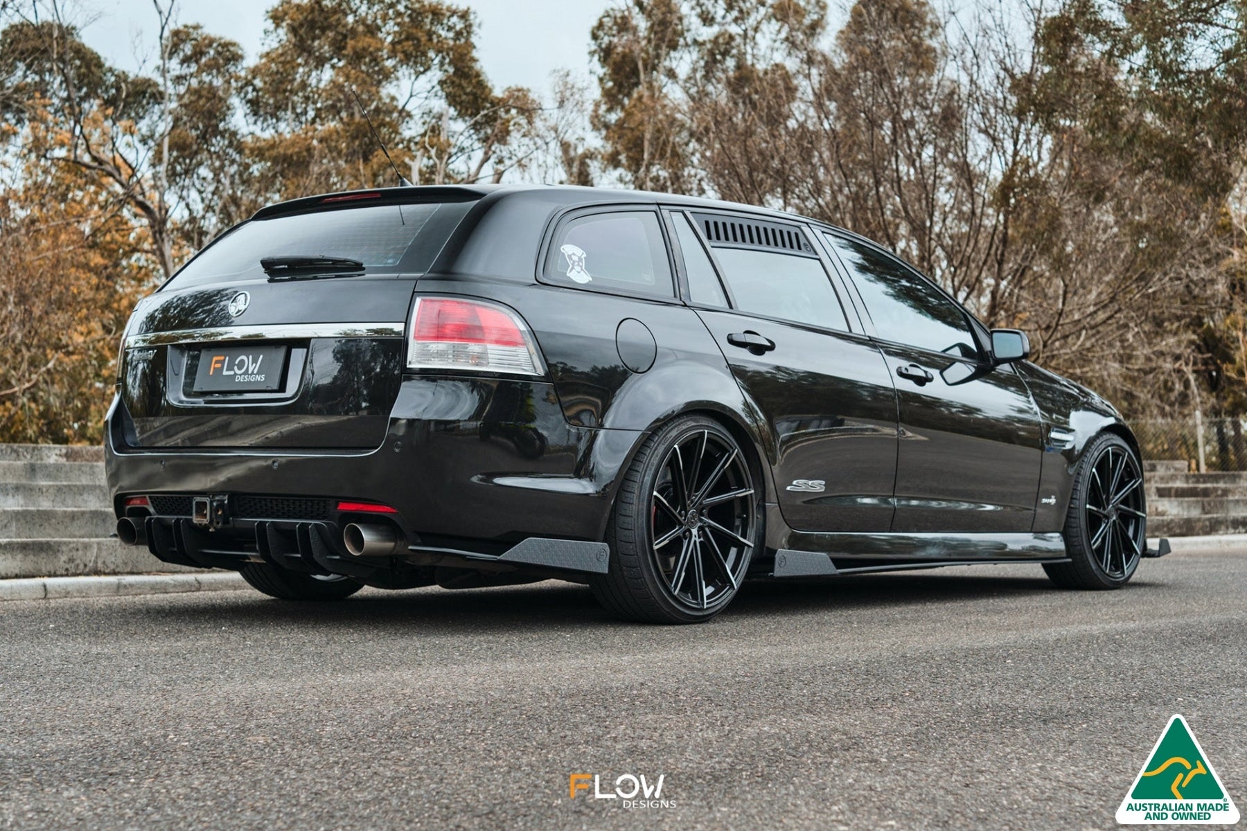 Flow Designs VE Commodore S2 Wagon Rear Spat Winglets (Pair)