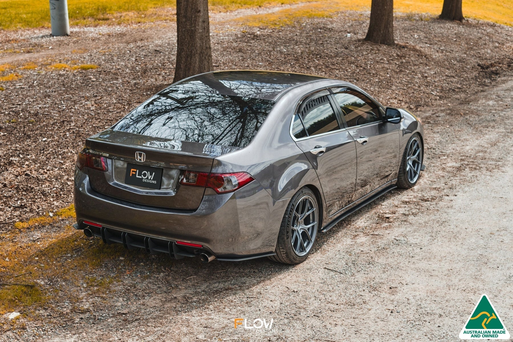 Flow Designs CU2 Accord Euro Rear Spats - Standard (Pair) - iilumolab