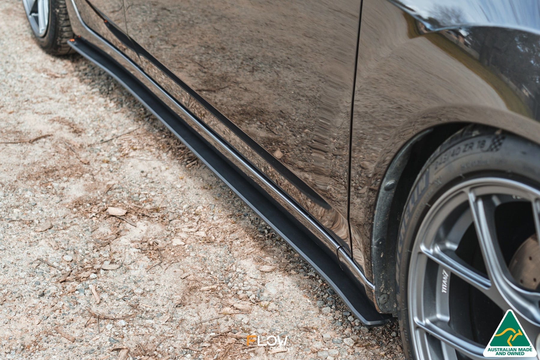 Flow Designs CU2 Accord Euro Side Skirt Splitters - Standard (Pair) - iilumolab