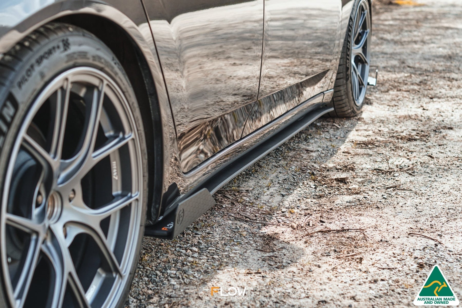 Flow Designs CU2 Accord Euro Side Skirt Splitter Winglets - Standard (Pair)