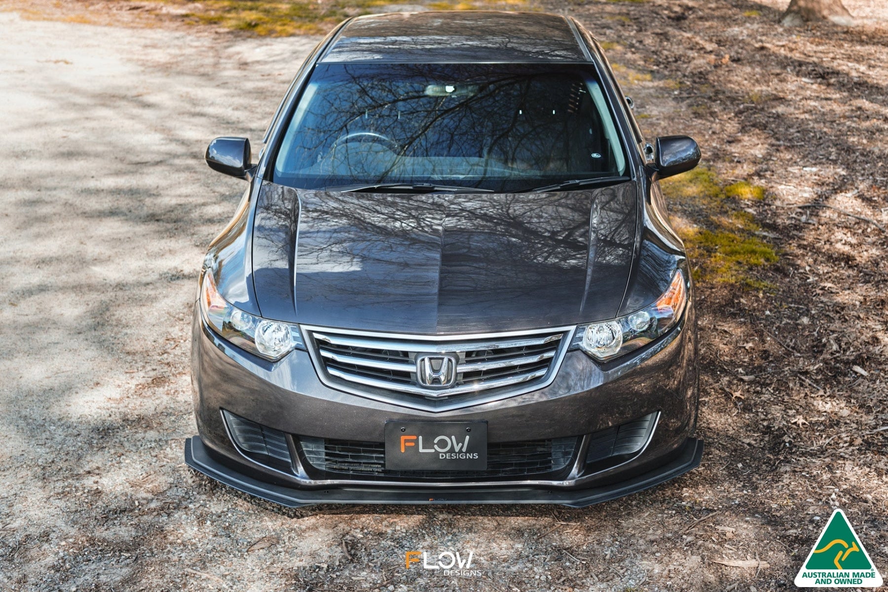Flow Designs CU2 Accord Euro Front Lip Splitter Extensions - Standard (Pair) - iilumolab