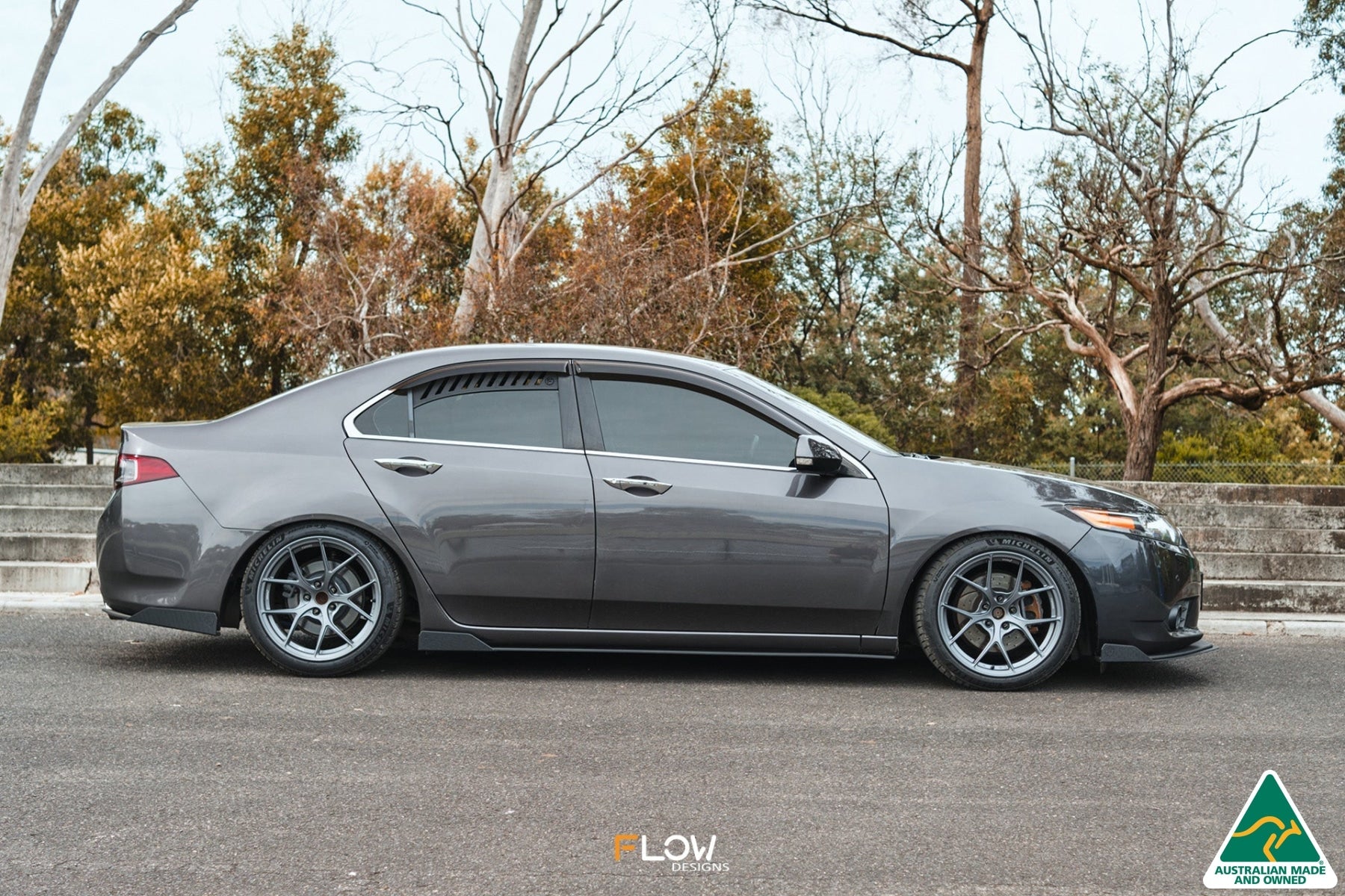 Flow Designs CU2 Accord Euro Side Skirt Splitter Winglets - Standard (Pair)