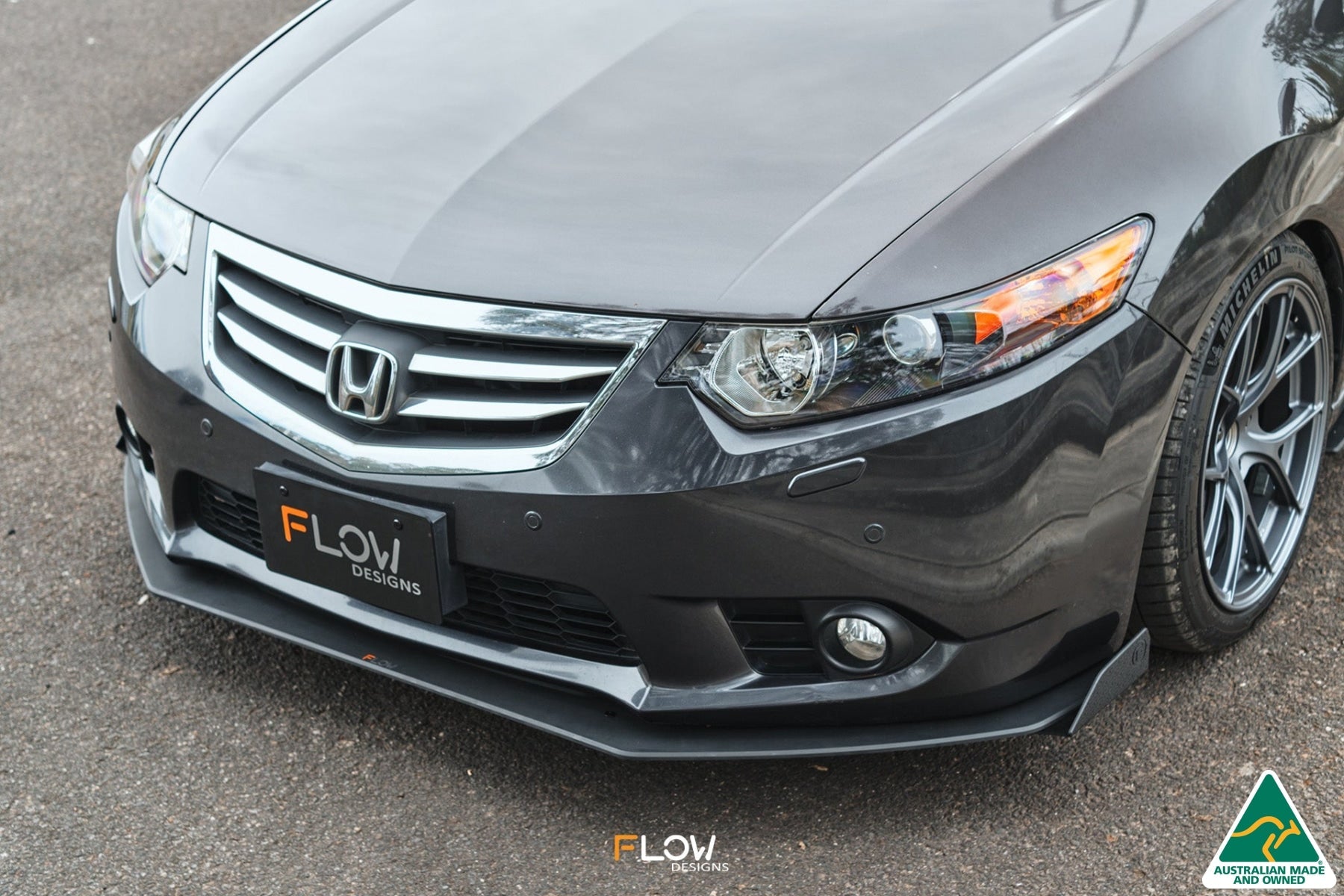 Flow Designs CU2 Accord Euro Front Lip Splitter Winglets - Standard (Pair) - iilumolab