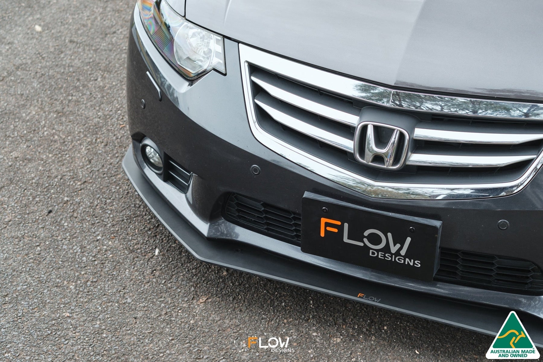 Flow Designs CU2 Accord Euro Front Lip Splitter - Standard - iilumolab