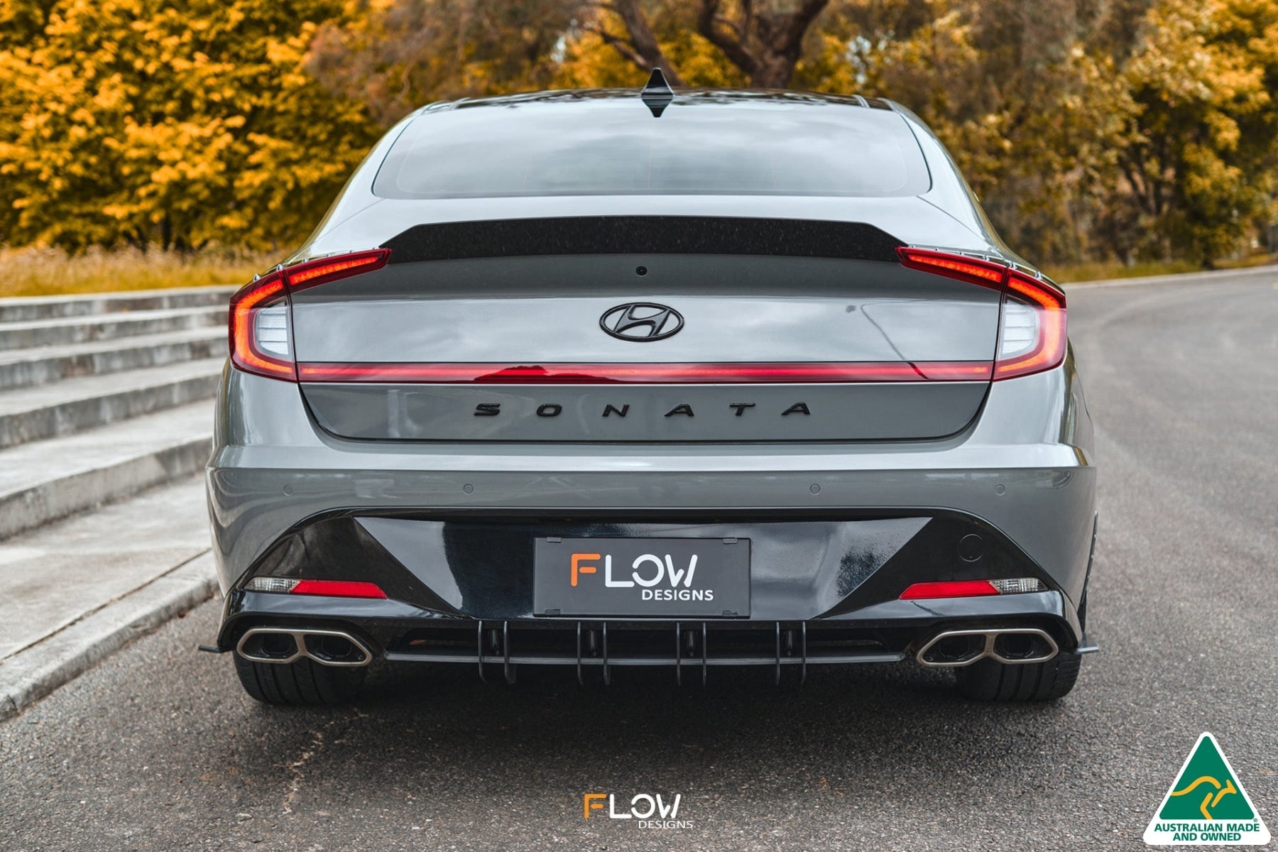 Flow Designs DN8 Sonata N Line 2020-2023 Rear Spoiler Extension - iilumolab