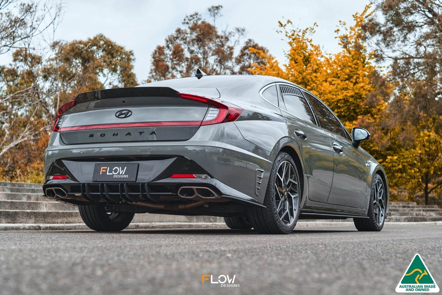 Flow Designs DN8 Sonata N Line 2020-2023 Rear Spoiler Extension - iilumolab