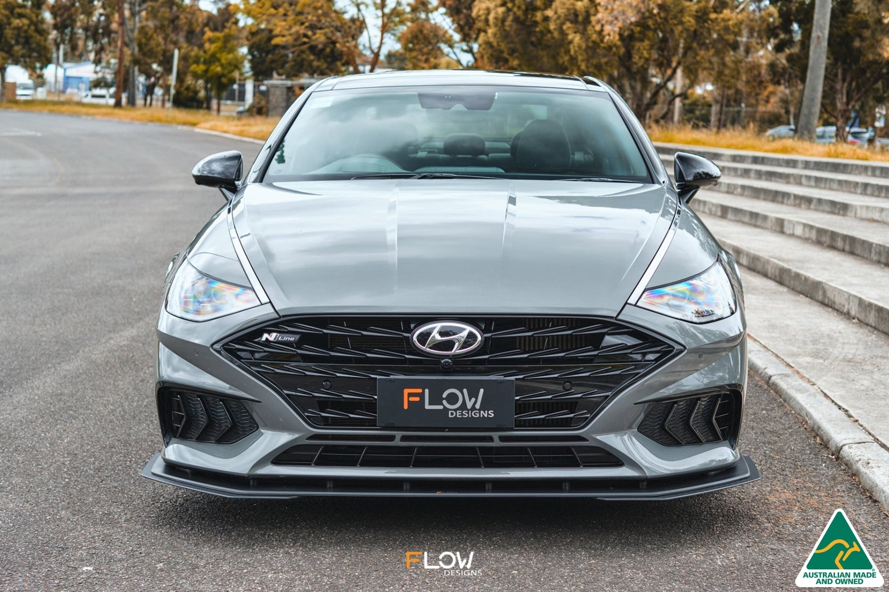 Flow Designs DN8 Sonata N Line 2020-2023 Front Lip Splitter Extensions (Pair) - iilumolab