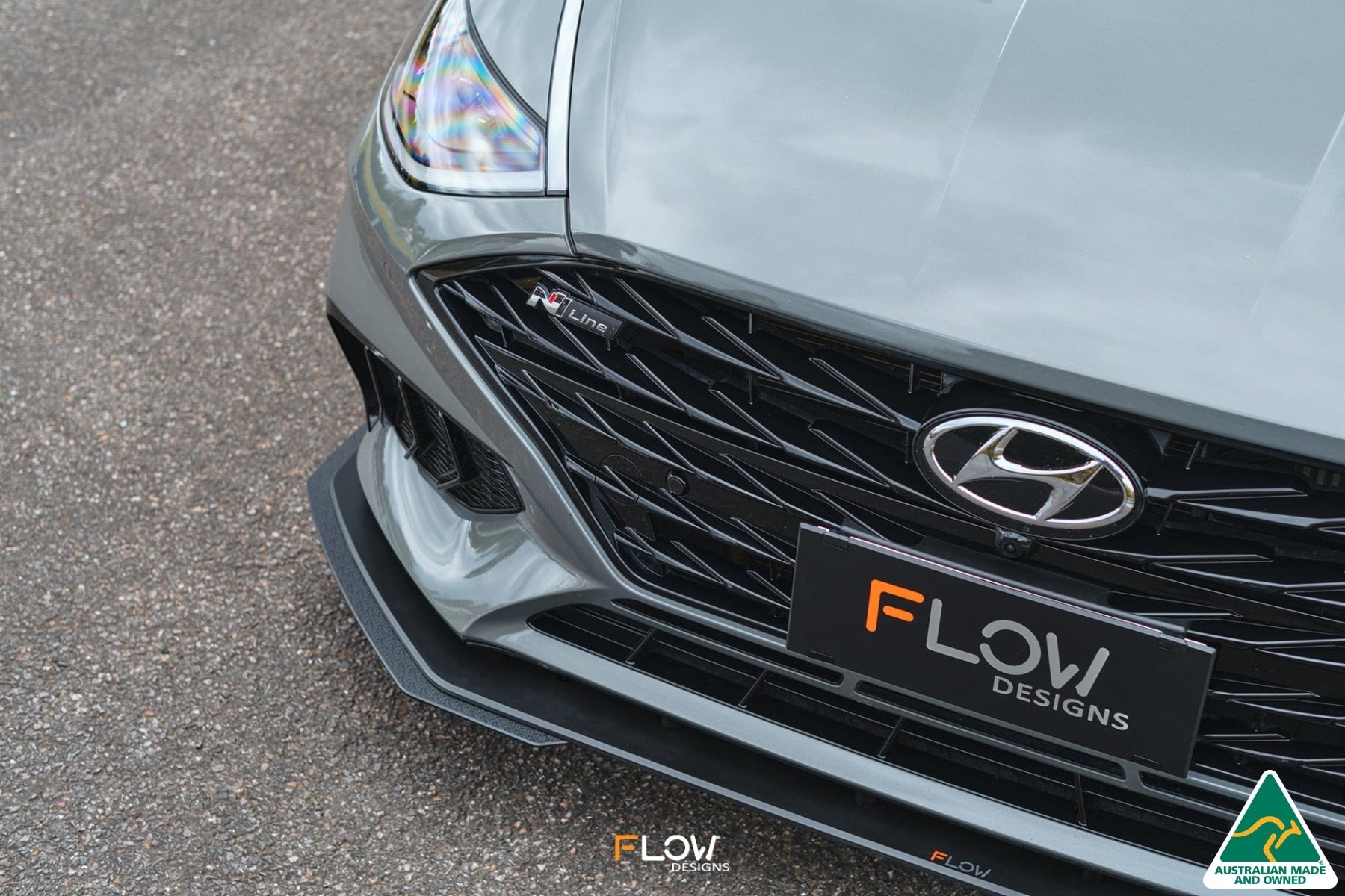 Flow Designs DN8 Sonata N Line 2020-2023 Front Lip Splitter Extensions (Pair) - iilumolab