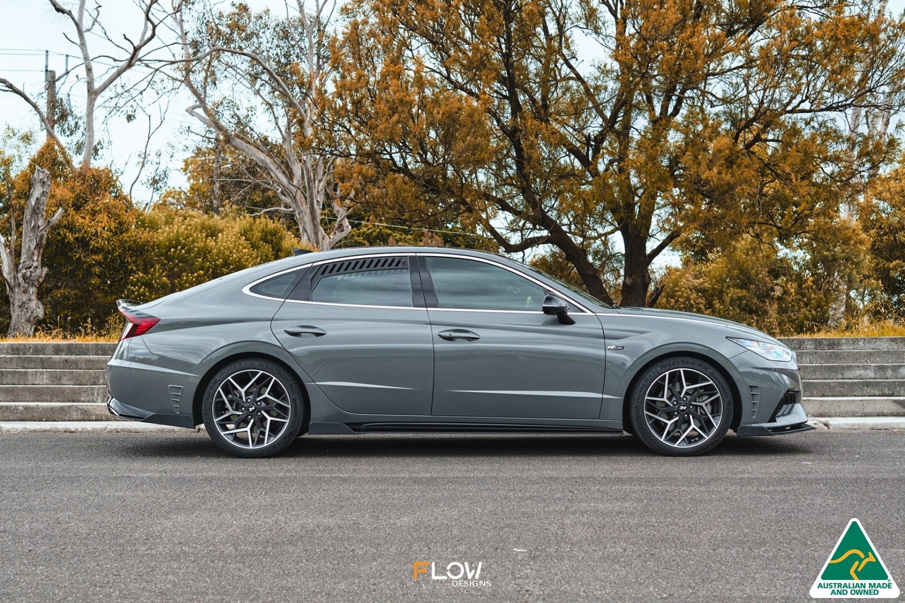 Flow Designs DN8 Sonata N Line 2020-2023 Side Skirt Splitters (Pair) - iilumolab