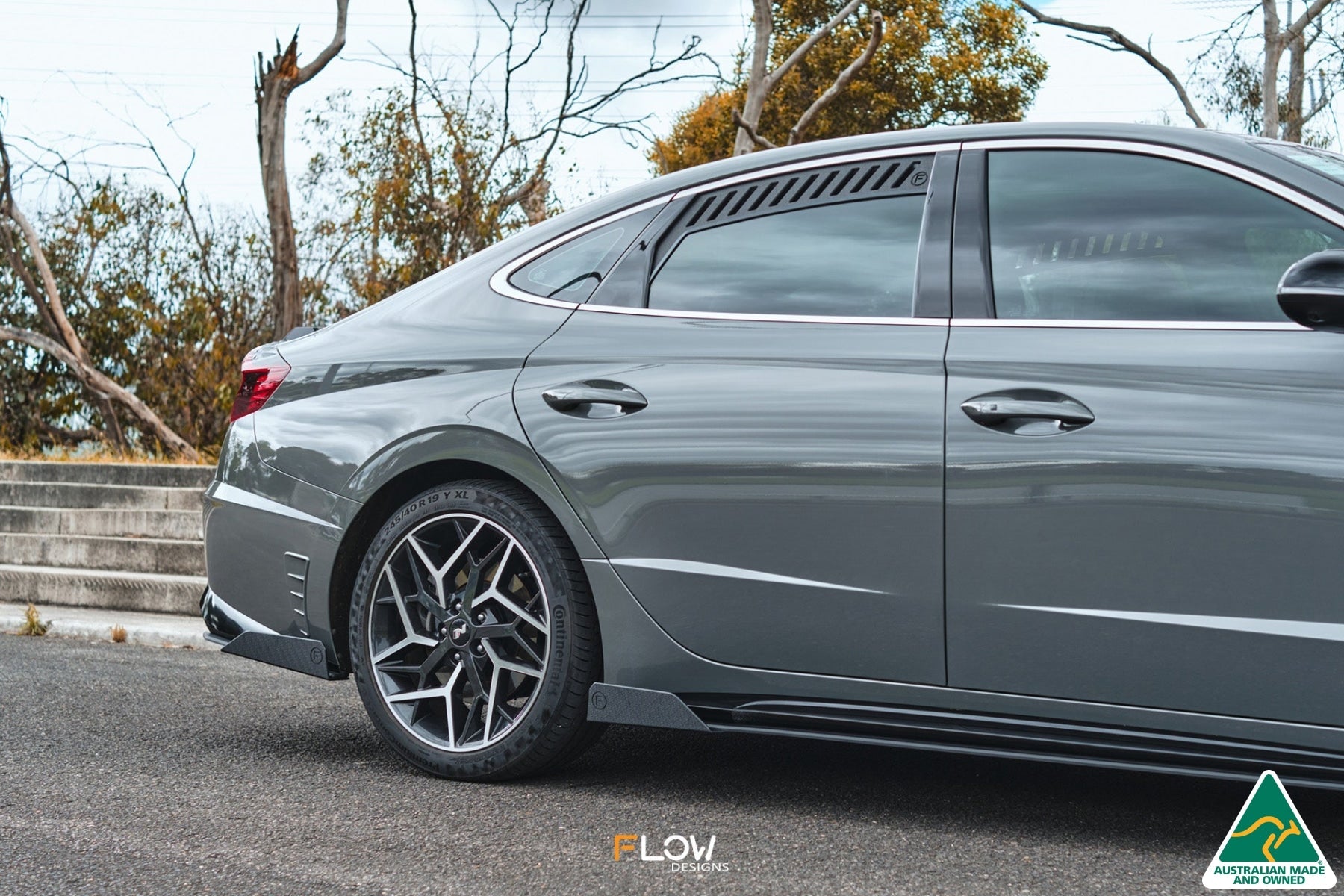 Flow Designs DN8 Sonata N Line 2020+ Rear Window Vents (Pair) - iilumolab