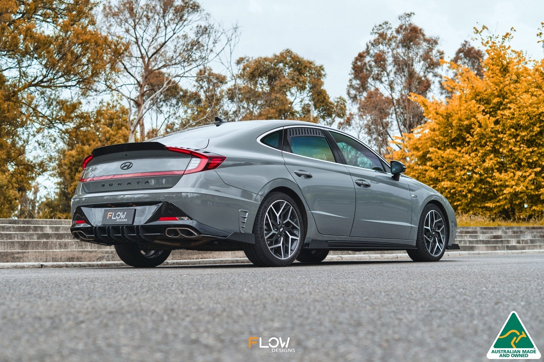 Flow Designs DN8 Sonata N Line 2020+ Rear Window Vents (Pair) - iilumolab