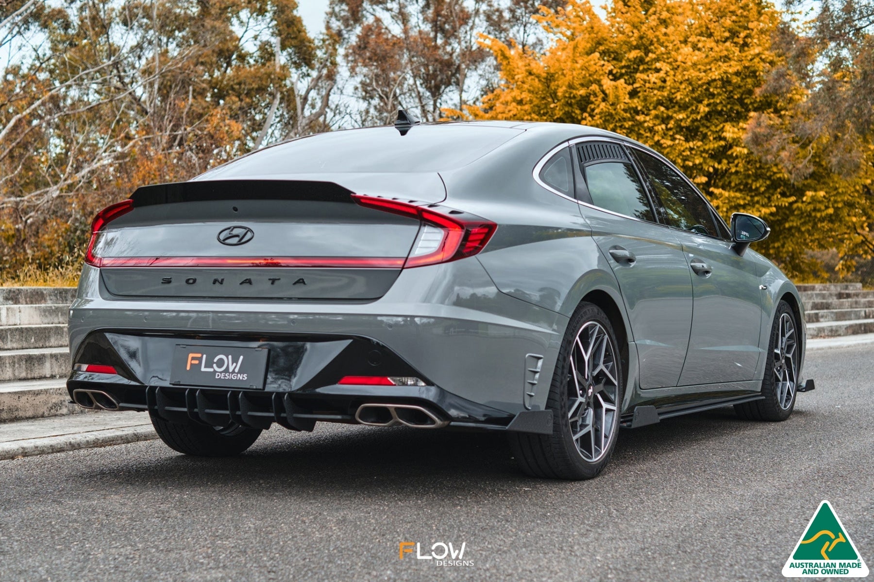 Flow Designs DN8 Sonata N Line 2020-2023 Side Skirt Splitter Winglets (Pair) - iilumolab
