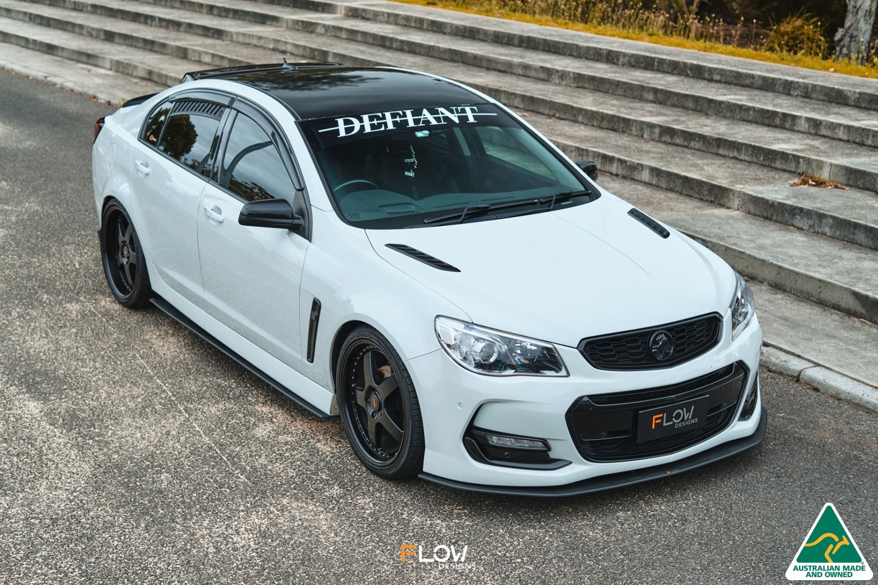 Flow Designs VF Commodore S2 Sedan Front Lip Splitter - iilumolab
