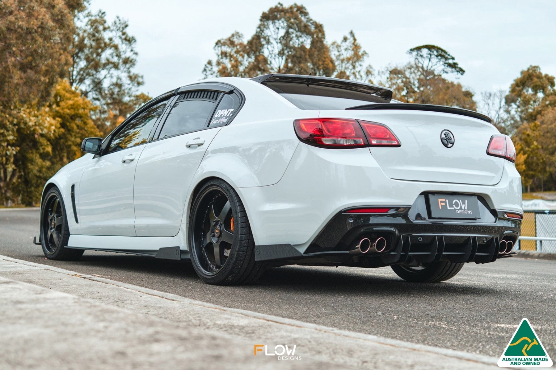 Flow Designs VF Commodore S2 Sedan Side Skirt Splitter Winglets (Pair) - iilumolab