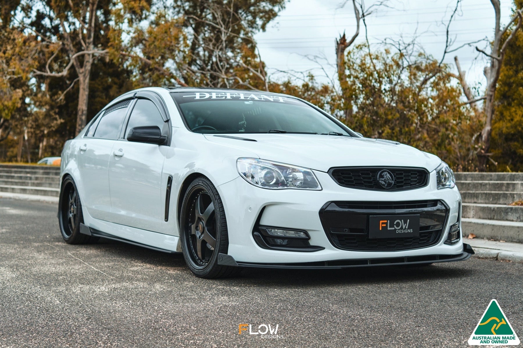 Flow Designs VF Commodore S2 Sedan Side Skirt Splitters (Pair) - iilumolab