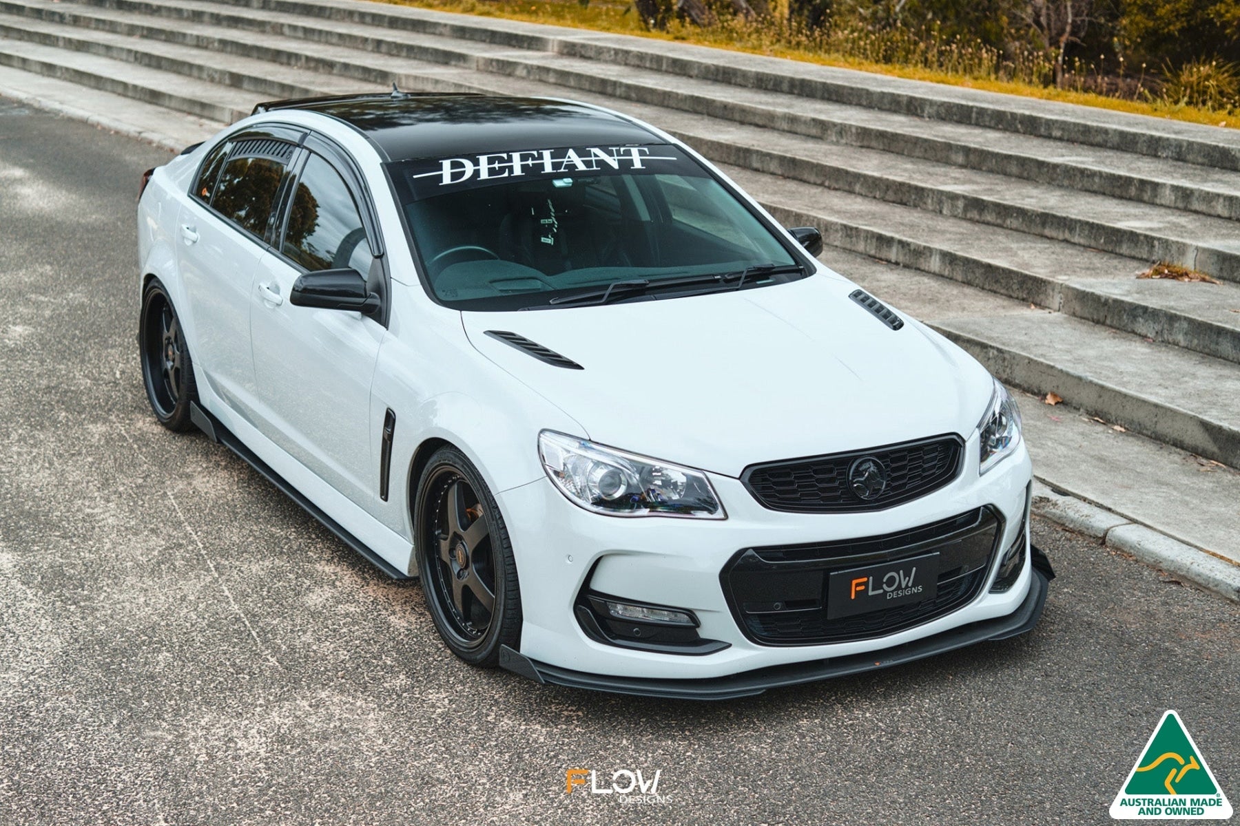 Flow Designs VF Commodore S2 Sedan Front Lip Splitter - iilumolab