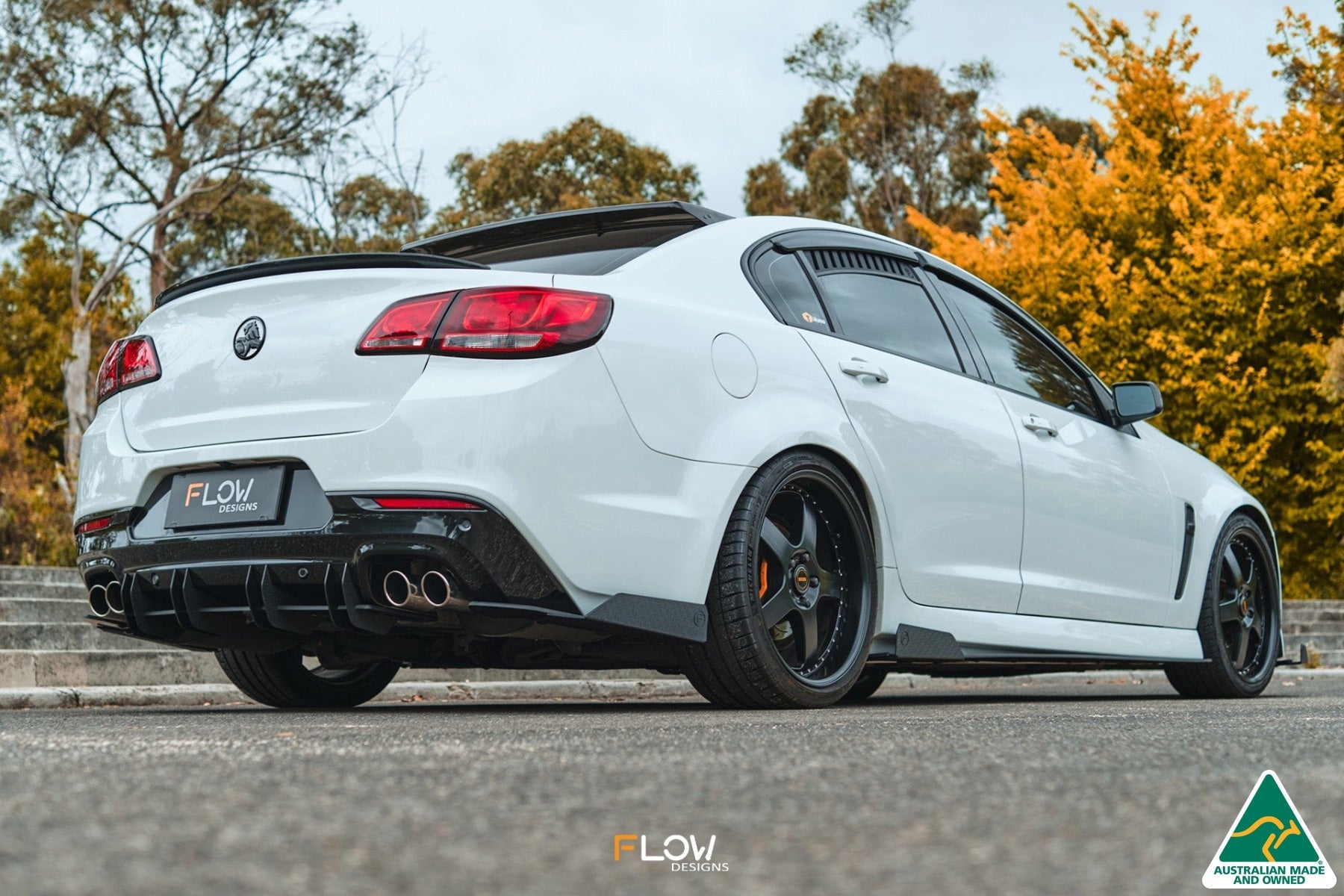 Flow Designs VF Commodore S2 Sedan Rear Spats (Pair) - iilumolab