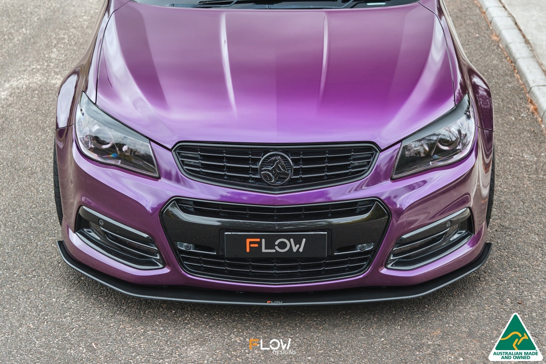 Flow Designs VF Commodore S1 Ute Front Lip Splitter - iilumolab