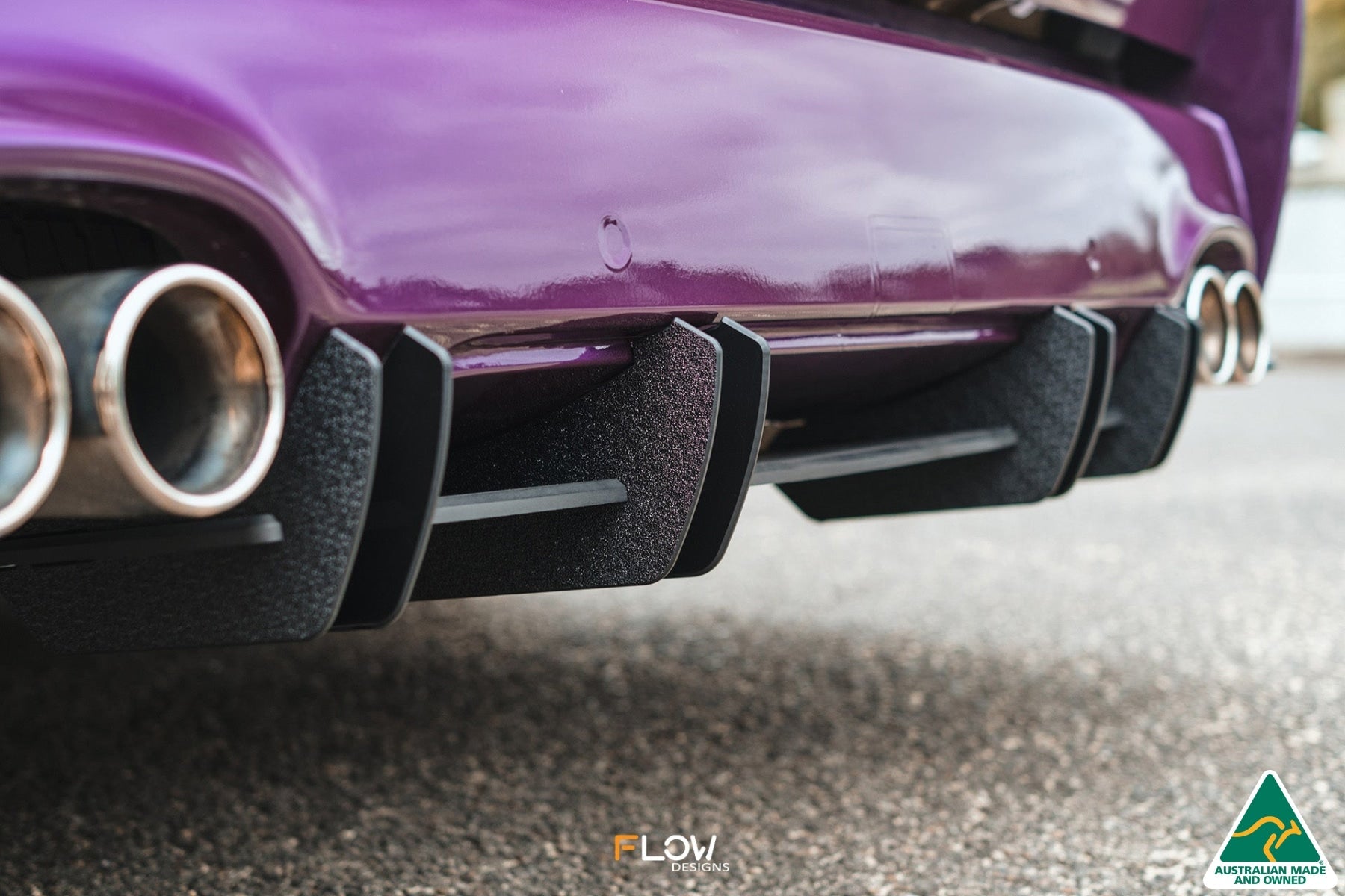 Flow Designs VF Commodore S1 Ute Flow-Lock Rear Diffuser - iilumolab