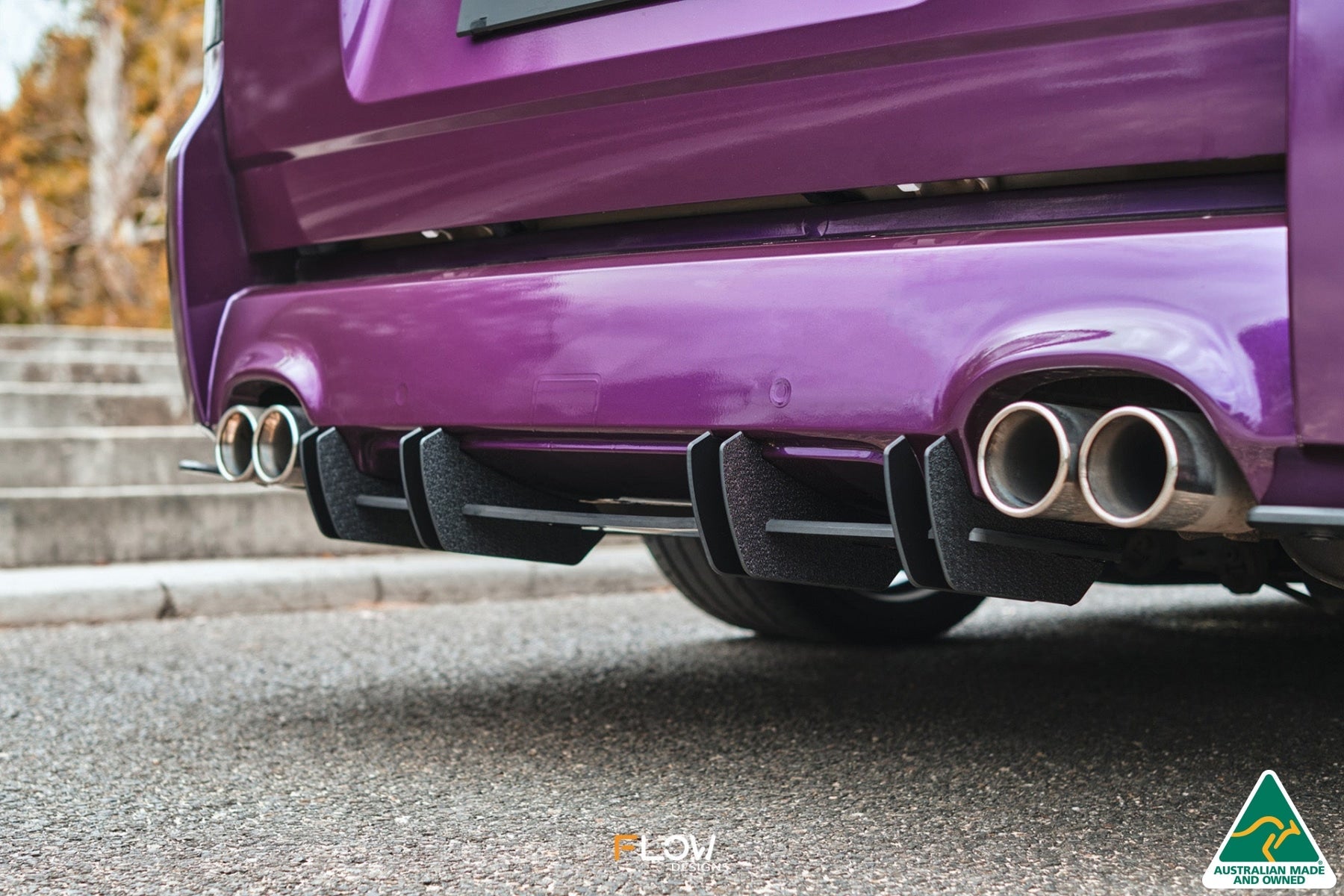 Flow Designs VF Commodore S1 Ute Flow-Lock Rear Diffuser - iilumolab