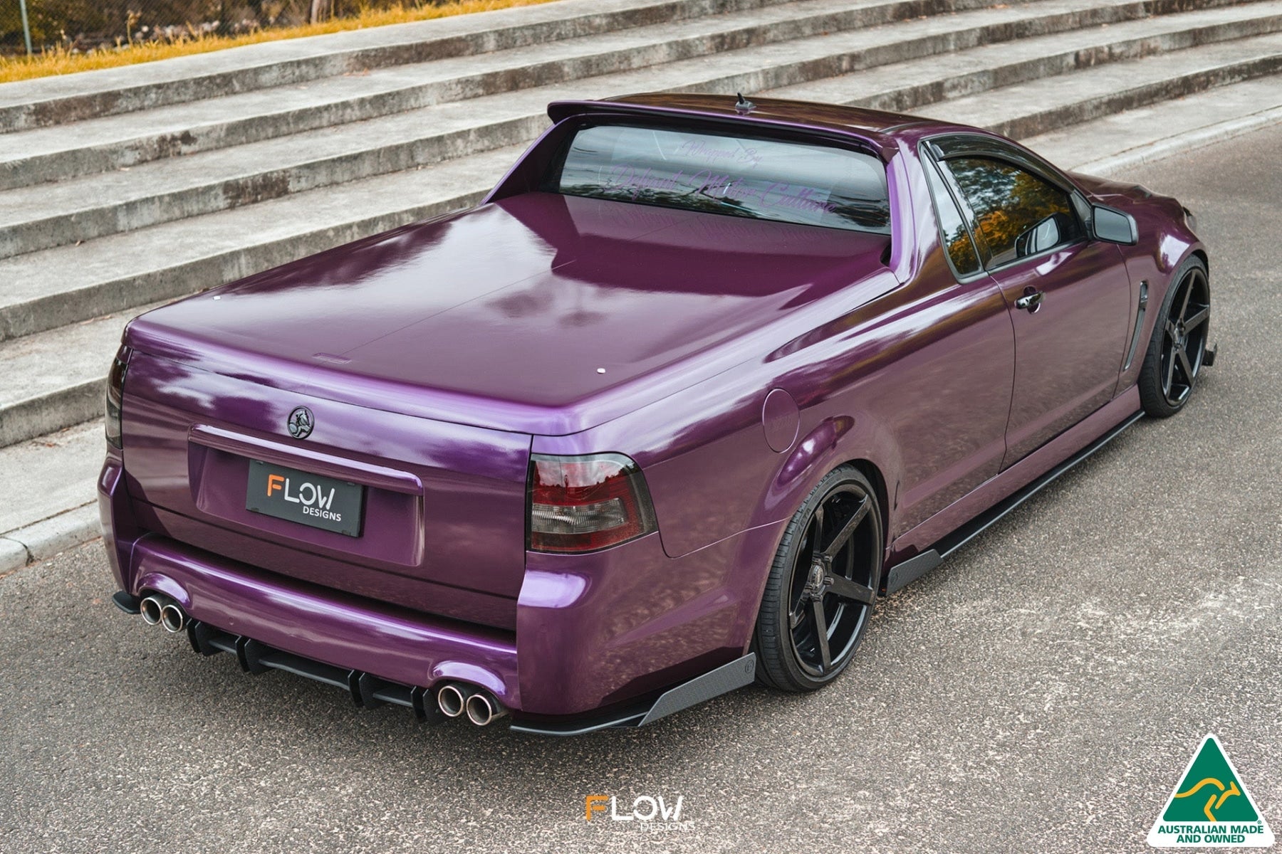 Flow Designs VF Commodore S1 Ute Flow-Lock Rear Diffuser - iilumolab