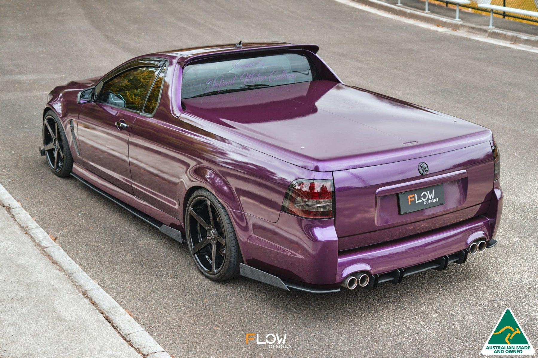 Flow Designs VF Commodore S1 Ute Flow-Lock Rear Diffuser - iilumolab