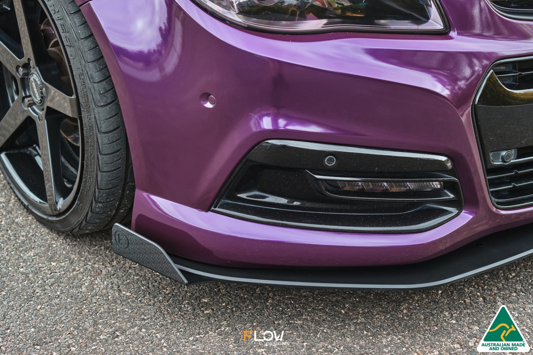 Flow Designs VF Commodore S1 Ute Front Lip Splitter - iilumolab
