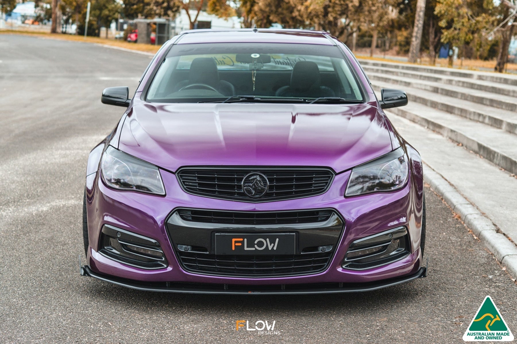 Flow Designs VF Commodore S1 Ute Front Lip Splitter Winglets (Pair) - iilumolab