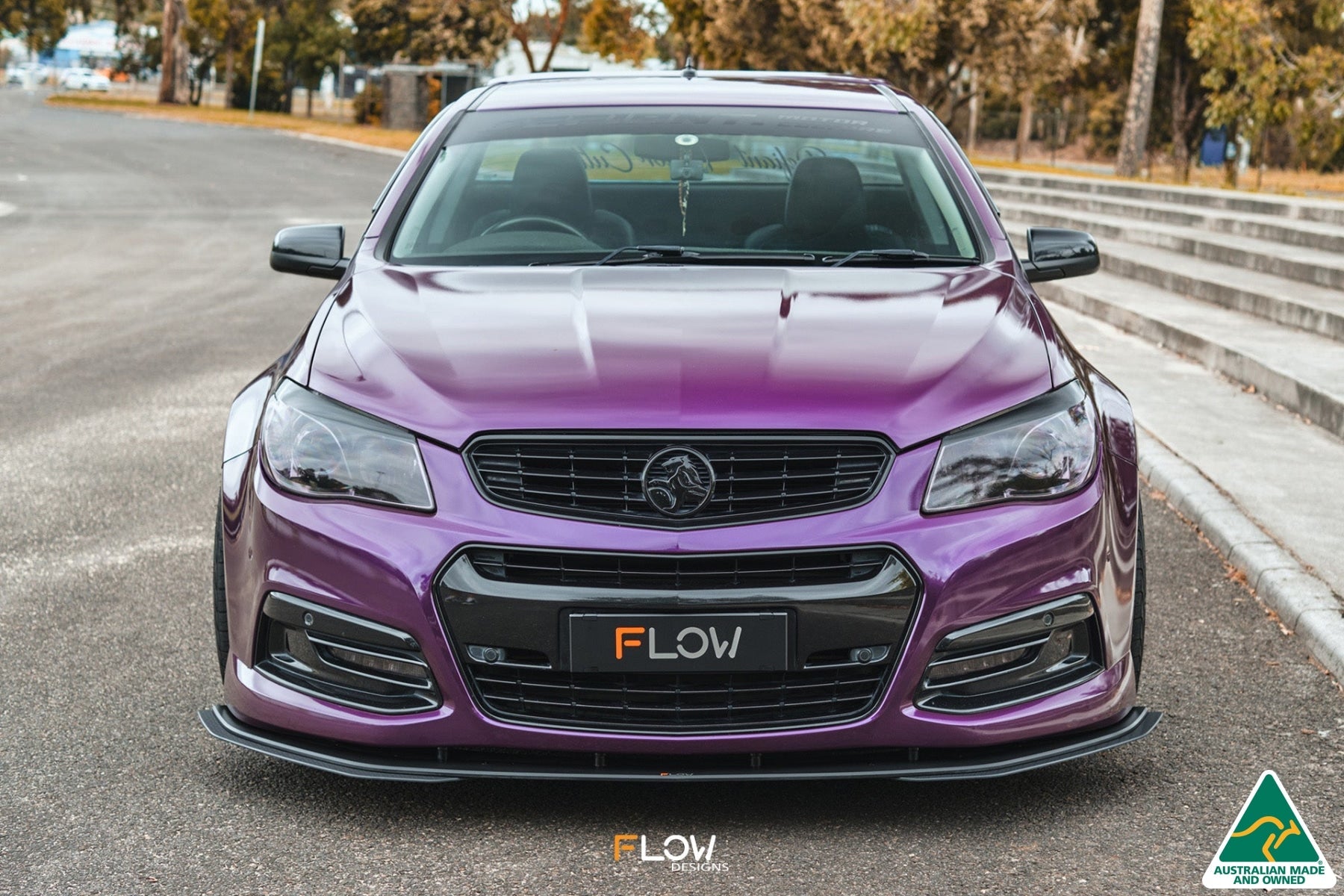 Flow Designs VF Commodore S1 Ute Front Lip Splitter Extensions (Pair)