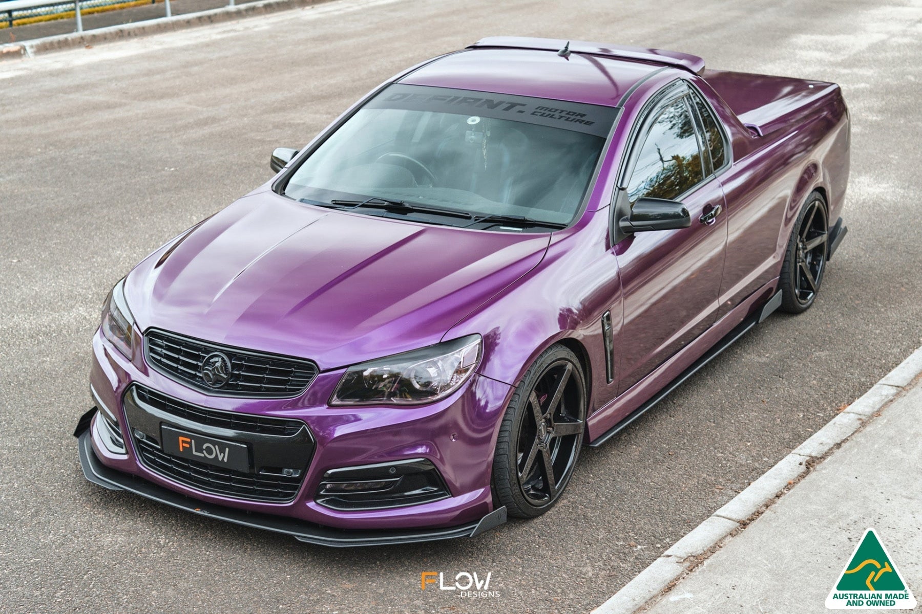 Flow Designs VF Commodore S1 Ute Front Lip Splitter - iilumolab
