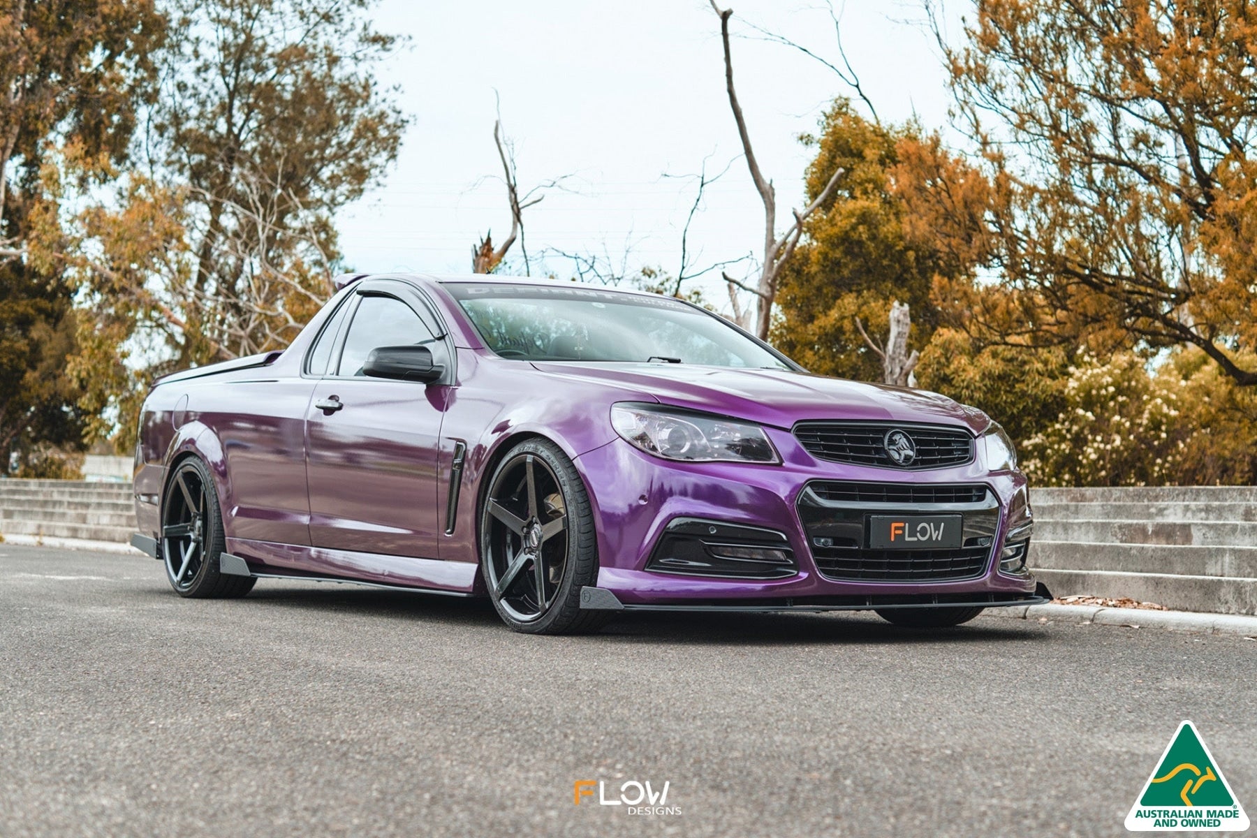 Flow Designs VF Commodore S1 Ute Side Skirt Splitter Winglets (Pair) - iilumolab