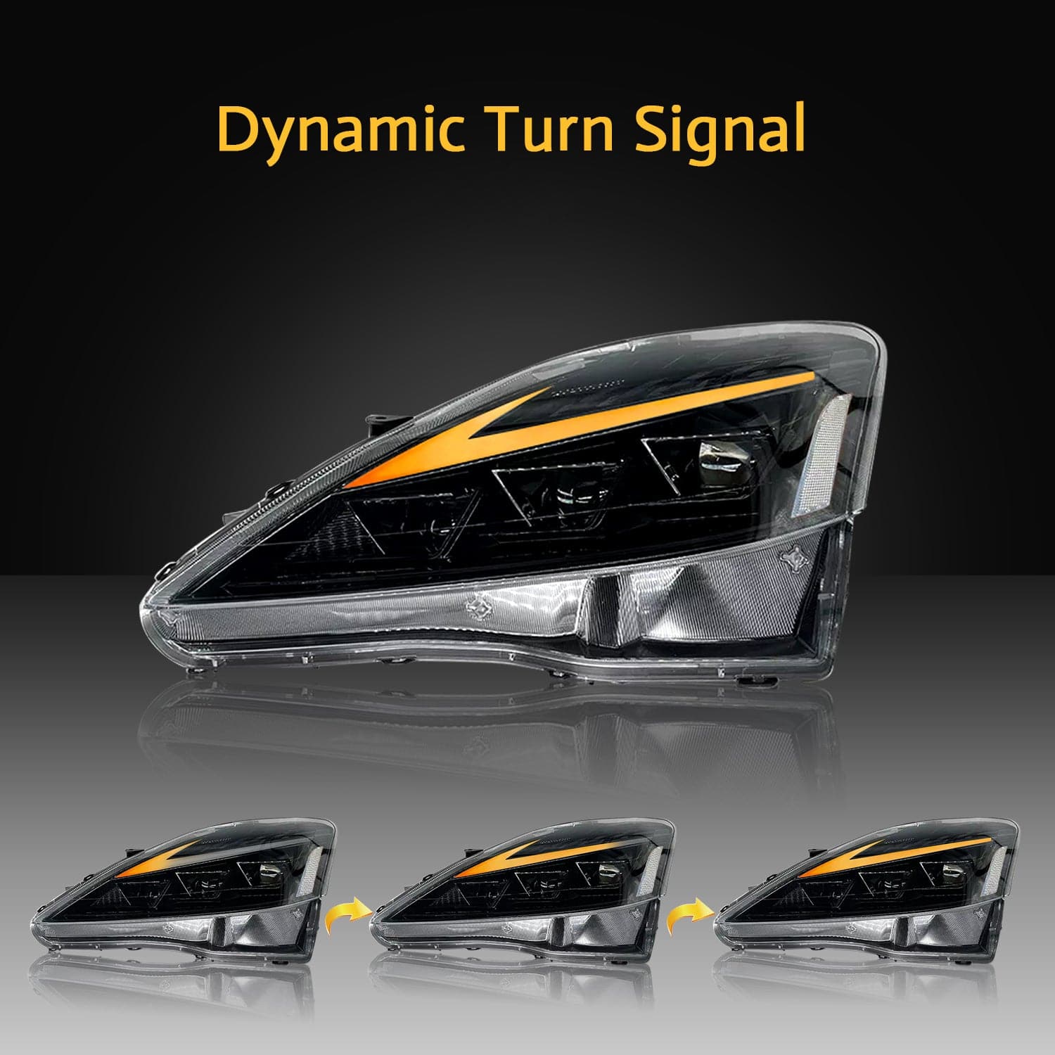 2006-2013 LEXUS IS250 IS350 ISF RGB LED HEADLIGHTS - iilumo