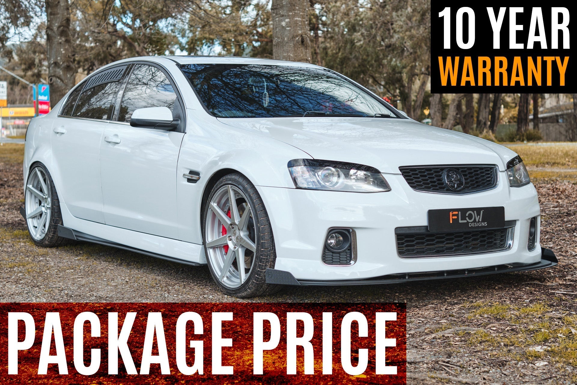 VE Commodore S2 Sedan Full Lip Splitter Set - iilumolab