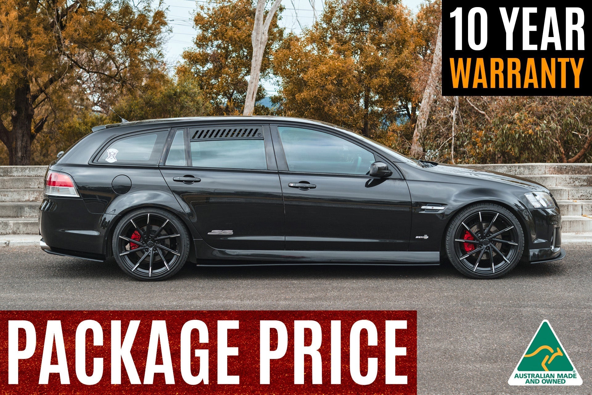 Flow Designs VE Commodore S1 Wagon Full Lip Splitter Set - iilumolab