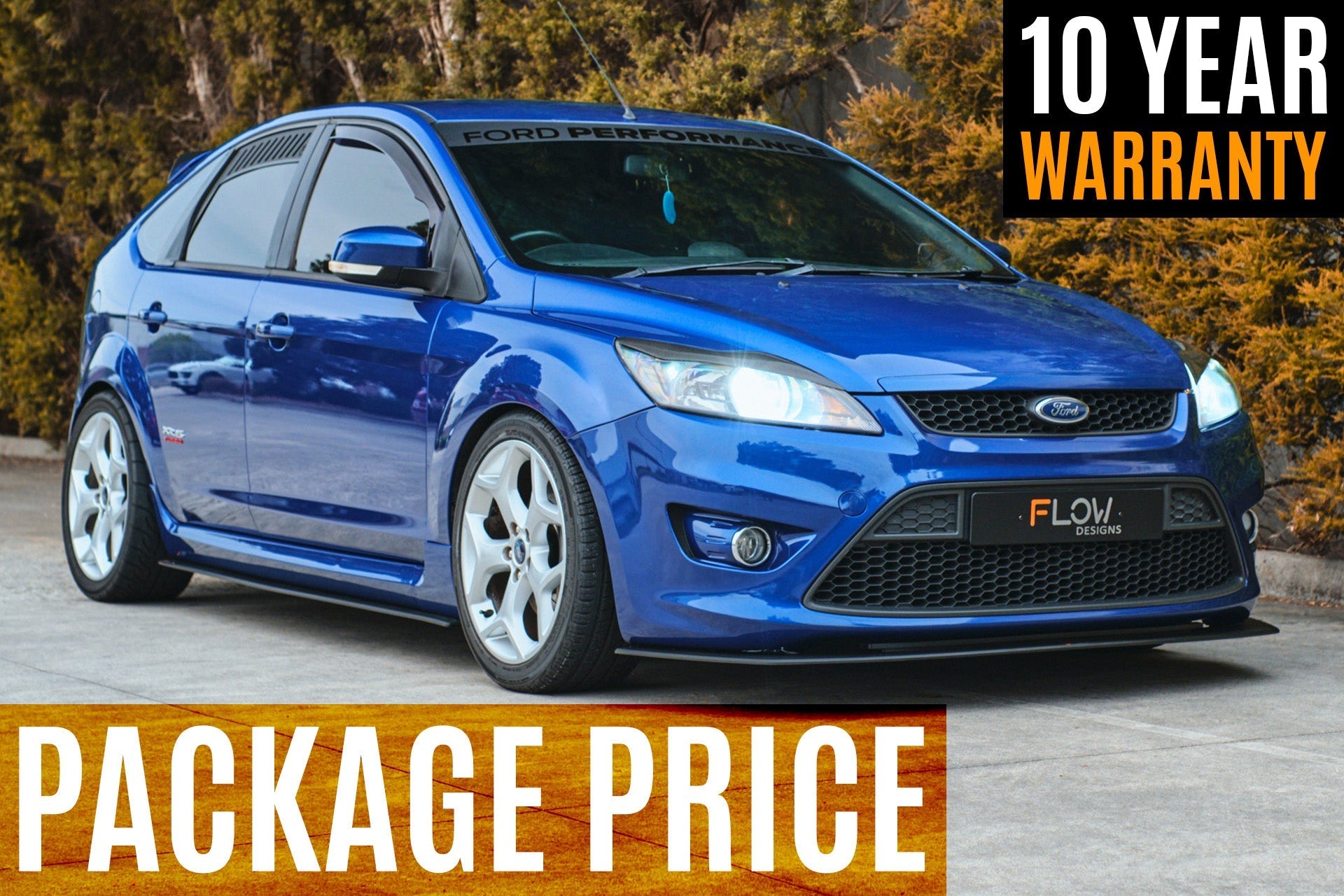 XR5 Focus Turbo V3 Full Lip Splitter Set - iilumolab
