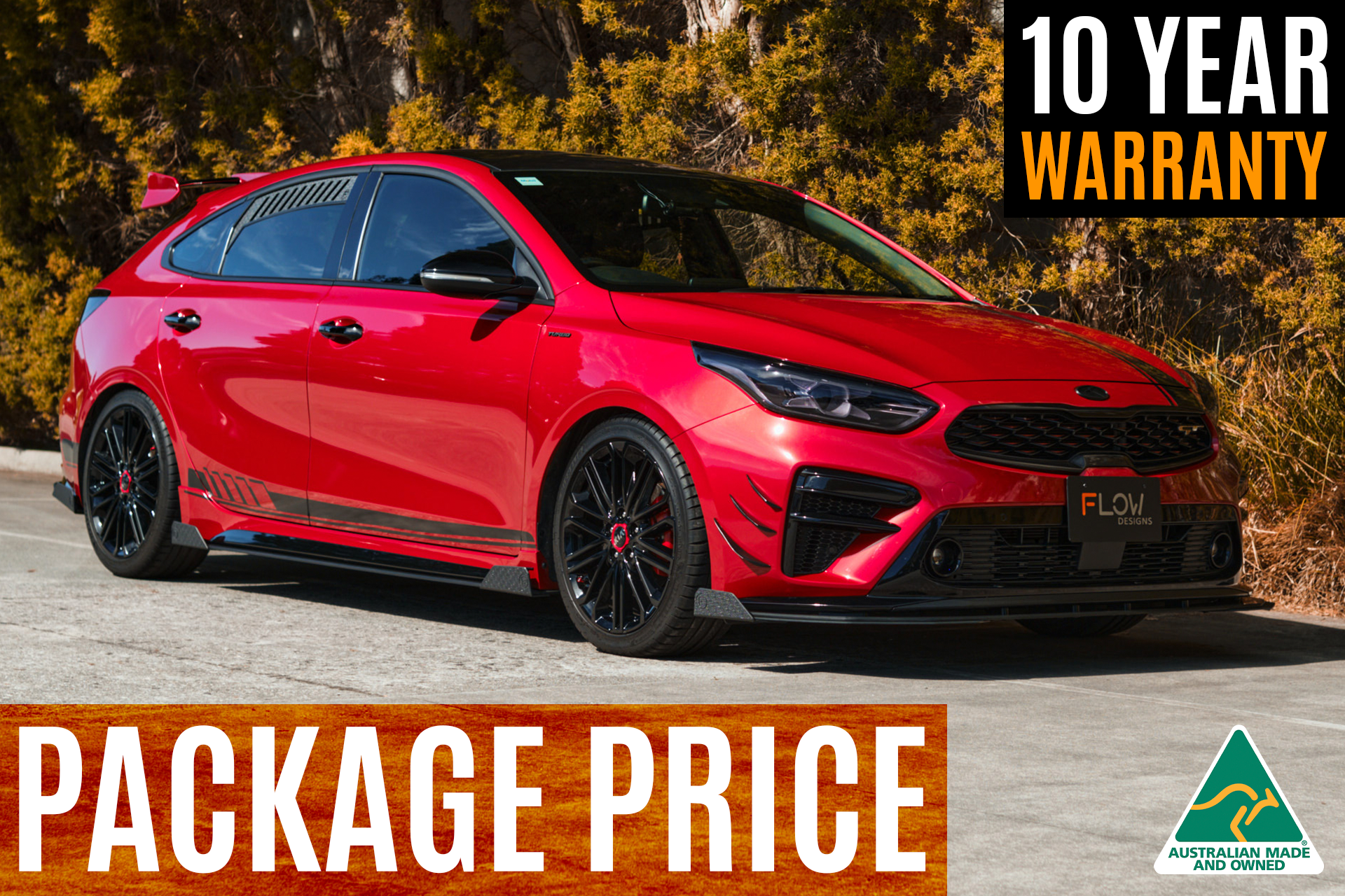 Flow Designs Cerato GT Hatch PFL Full Lip Splitter Set - iilumolab