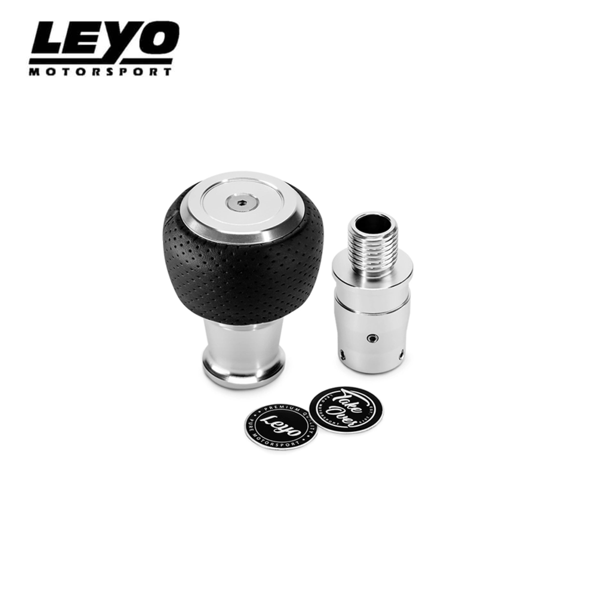 Leyo Nappa Manual Shift Knob (Silver) - iilumolab